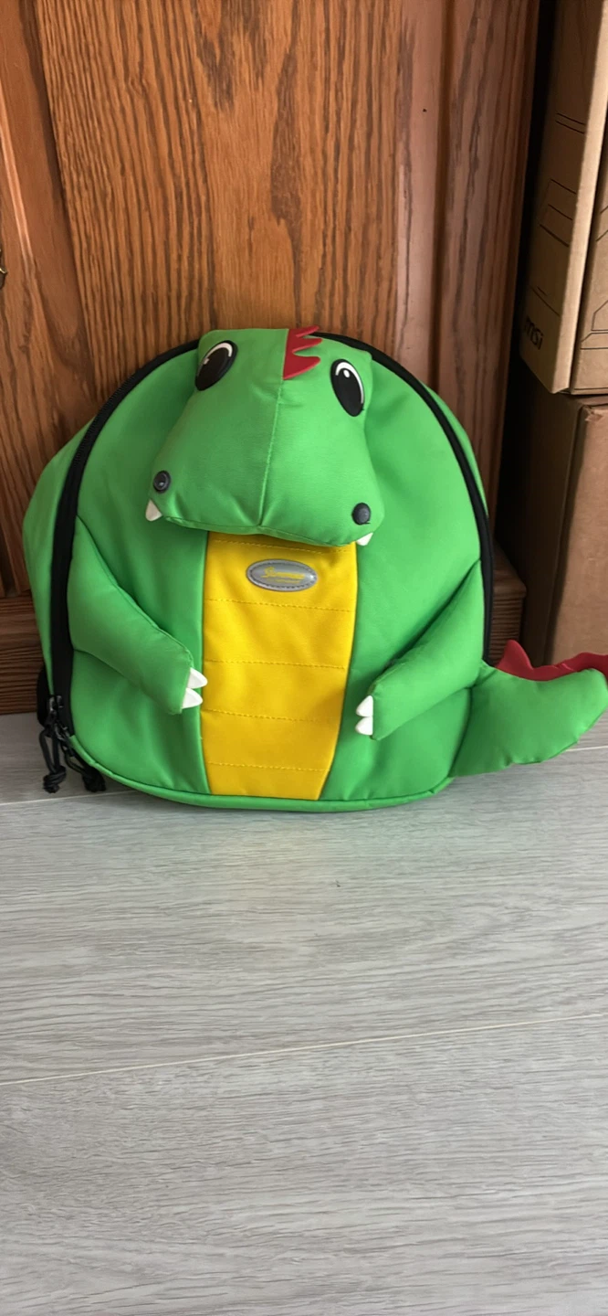 Green Dinosaur Backpack