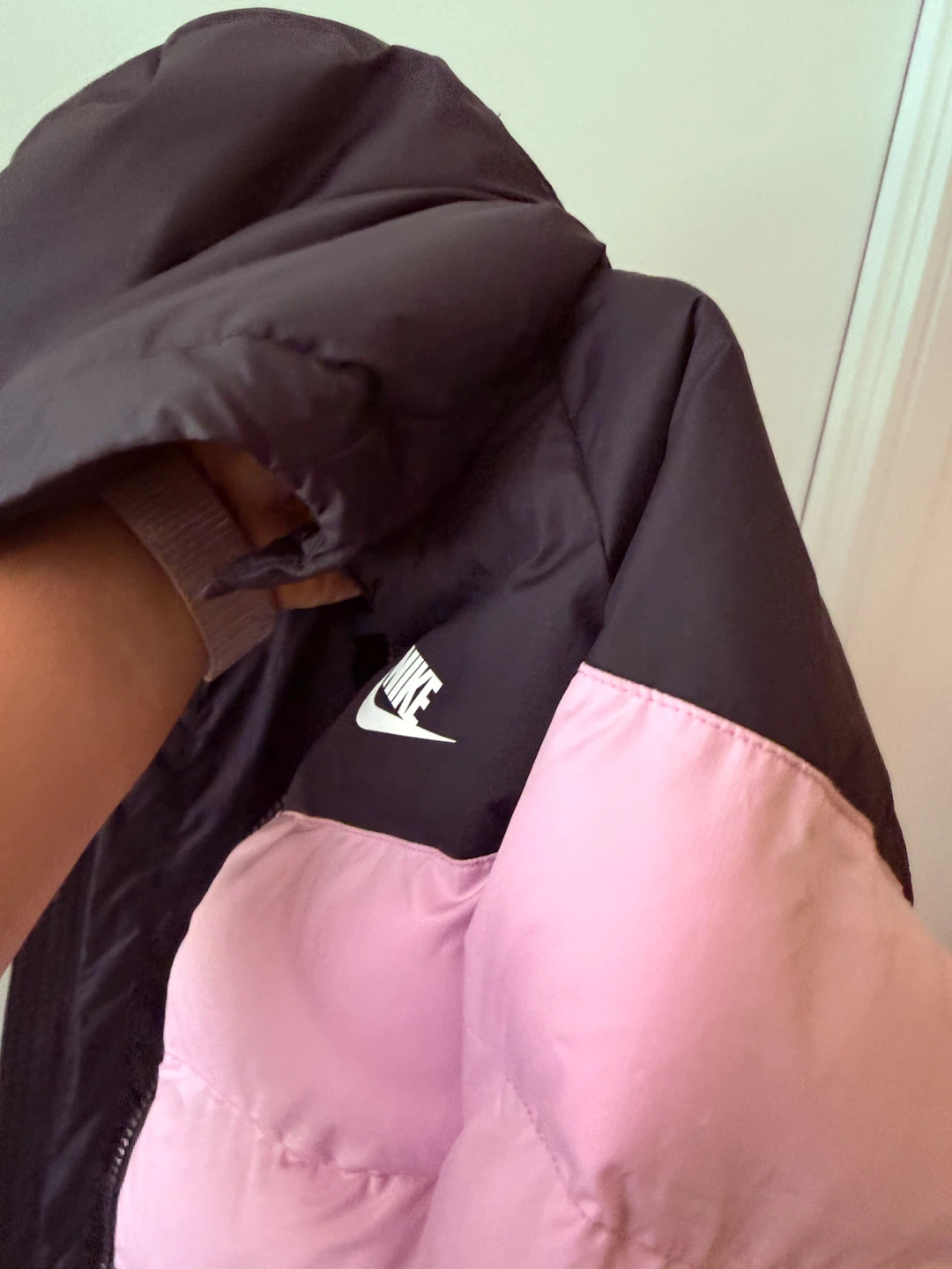 Nike Puffer Jacket - Black and Pink - photo 2