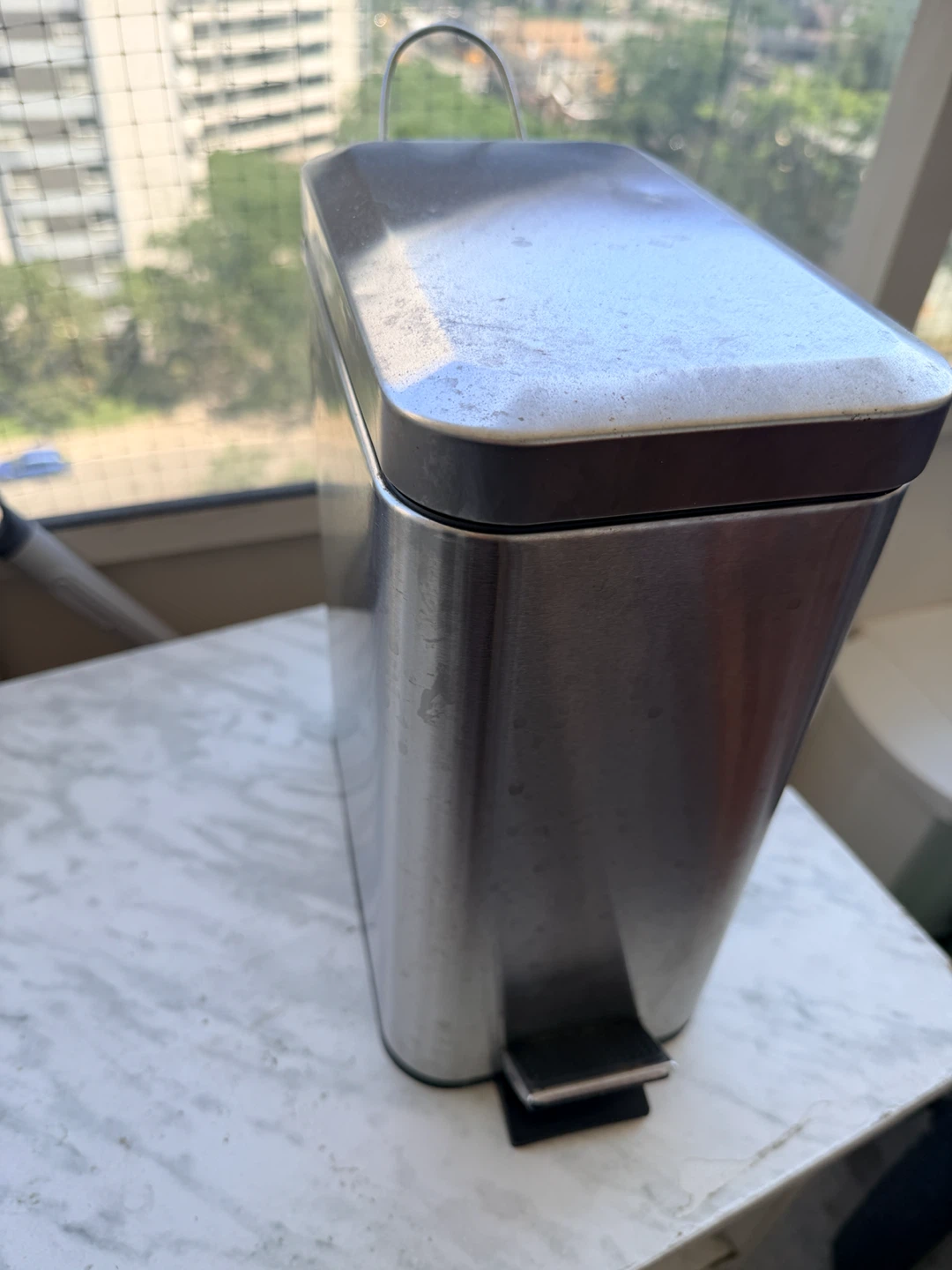 Stainless Steel Step Trash Can