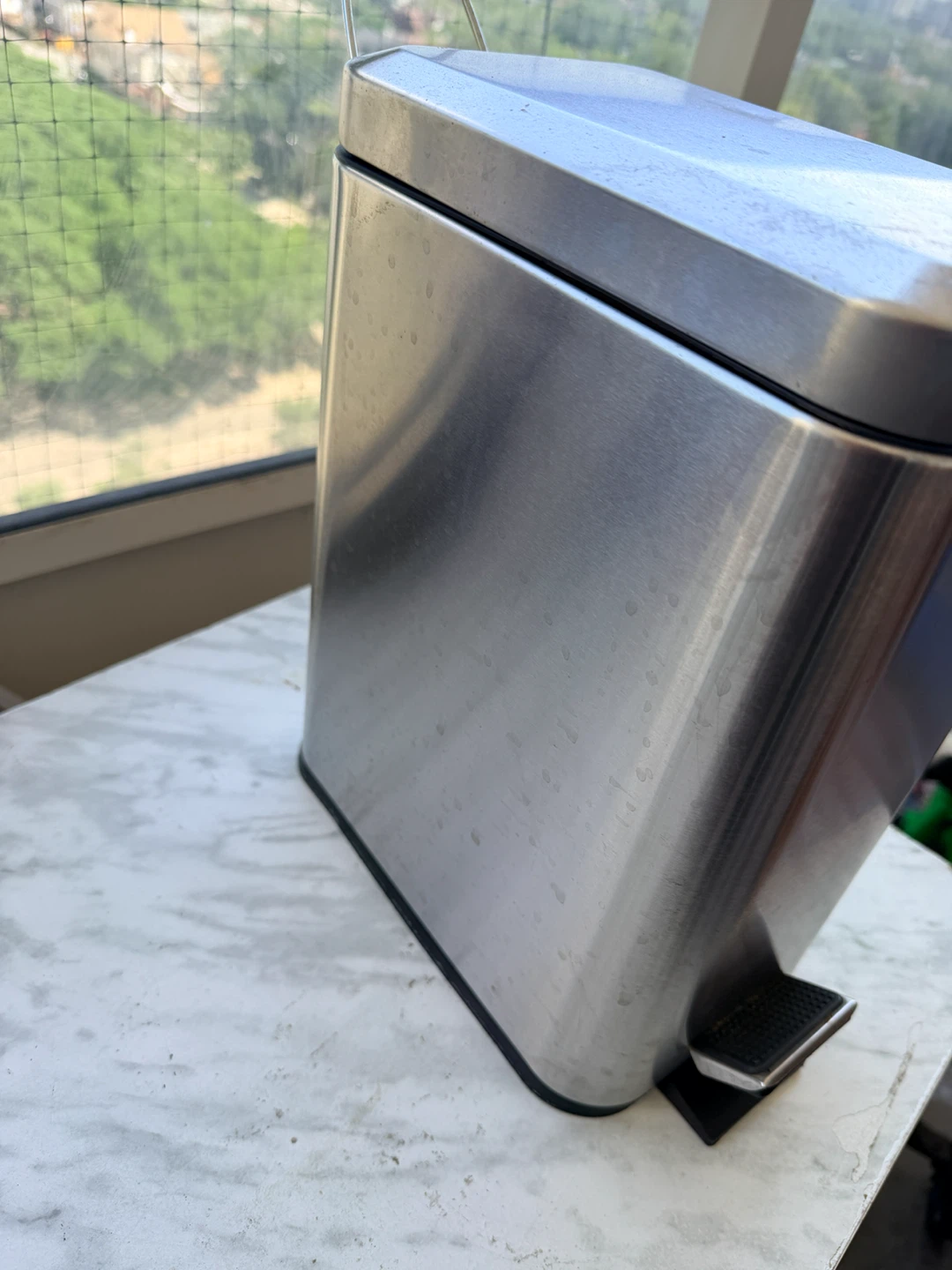 Stainless Steel Step Trash Can - photo 2