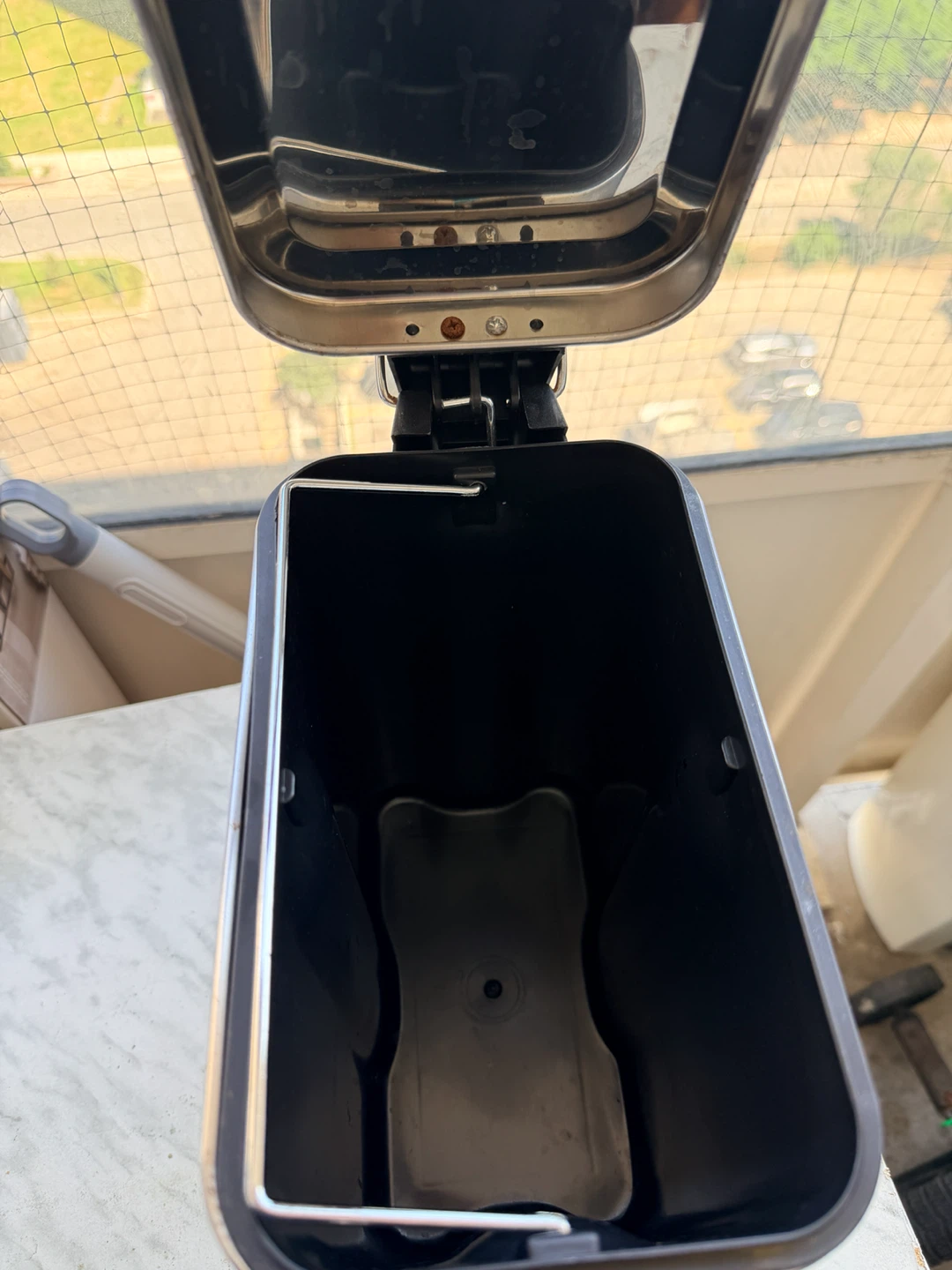 Stainless Steel Step Trash Can - photo 3