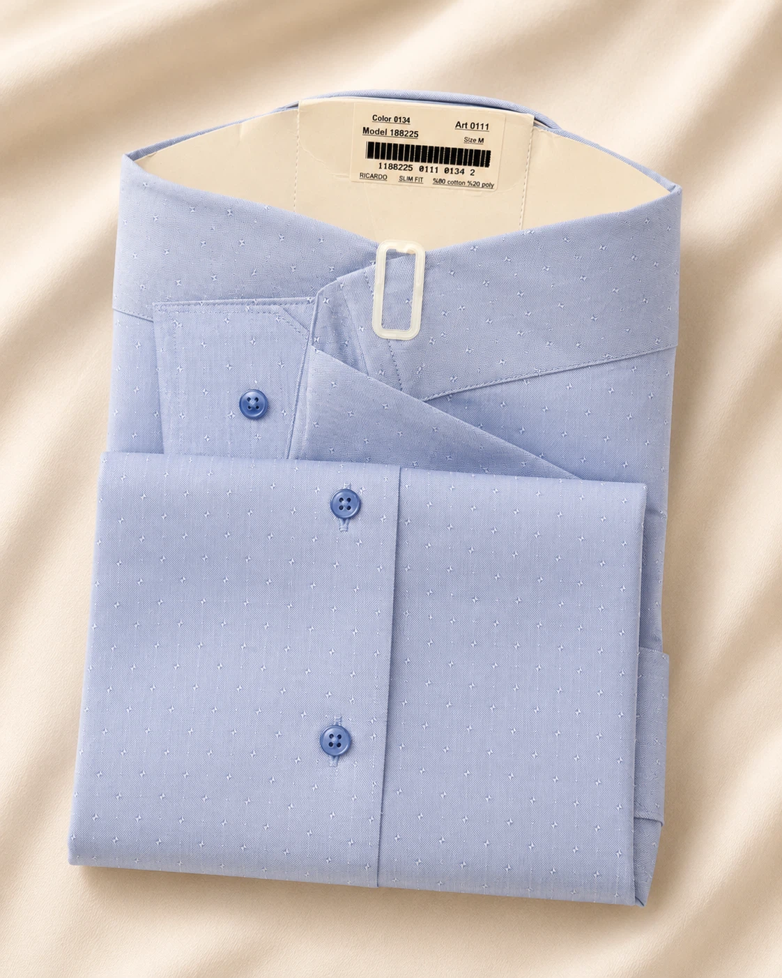 Arbiatti Men's Light Blue Dress Shirt - photo 2