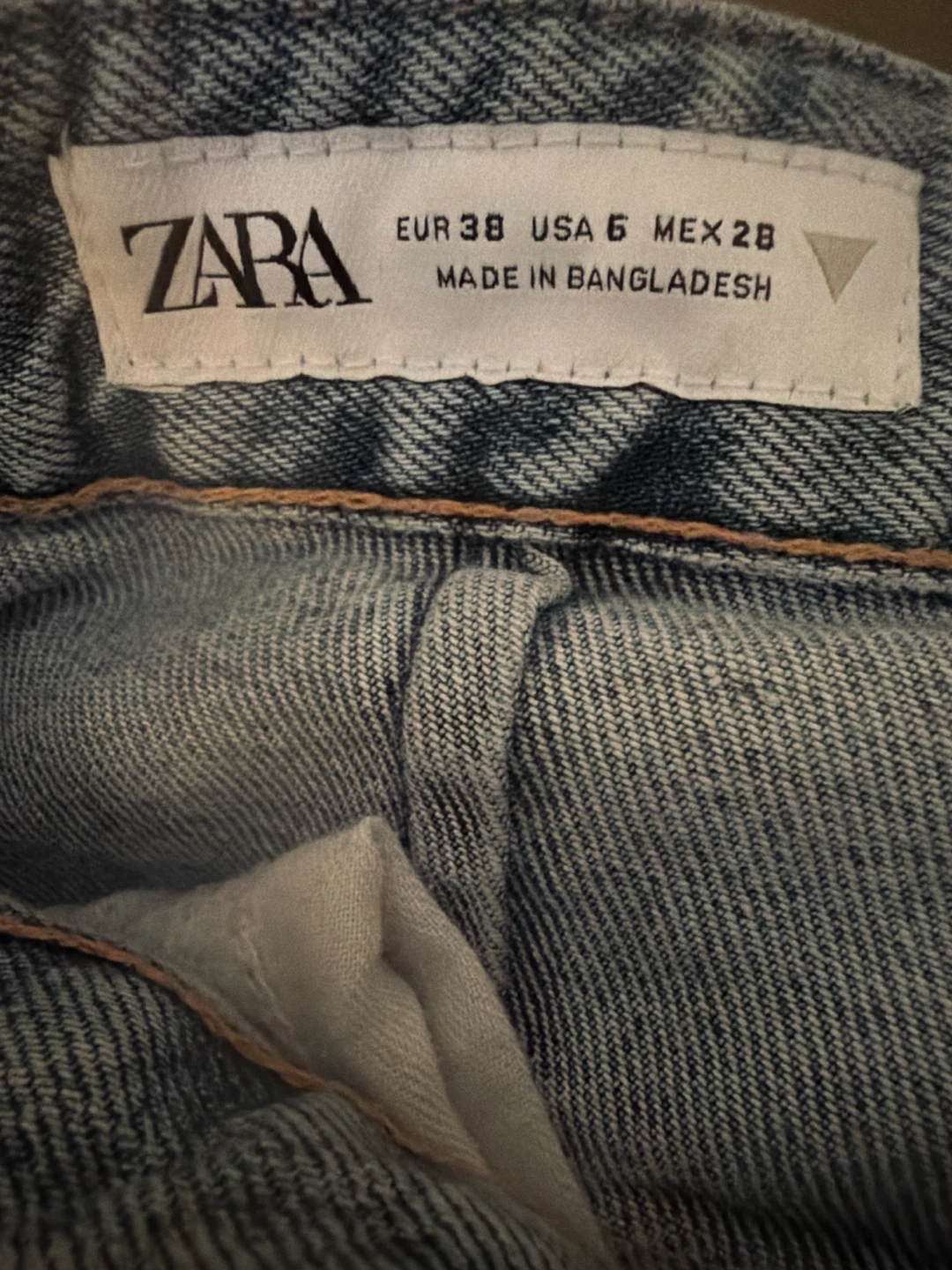 Size 28 ZARA Wide Leg Cargo Jeans - photo 2