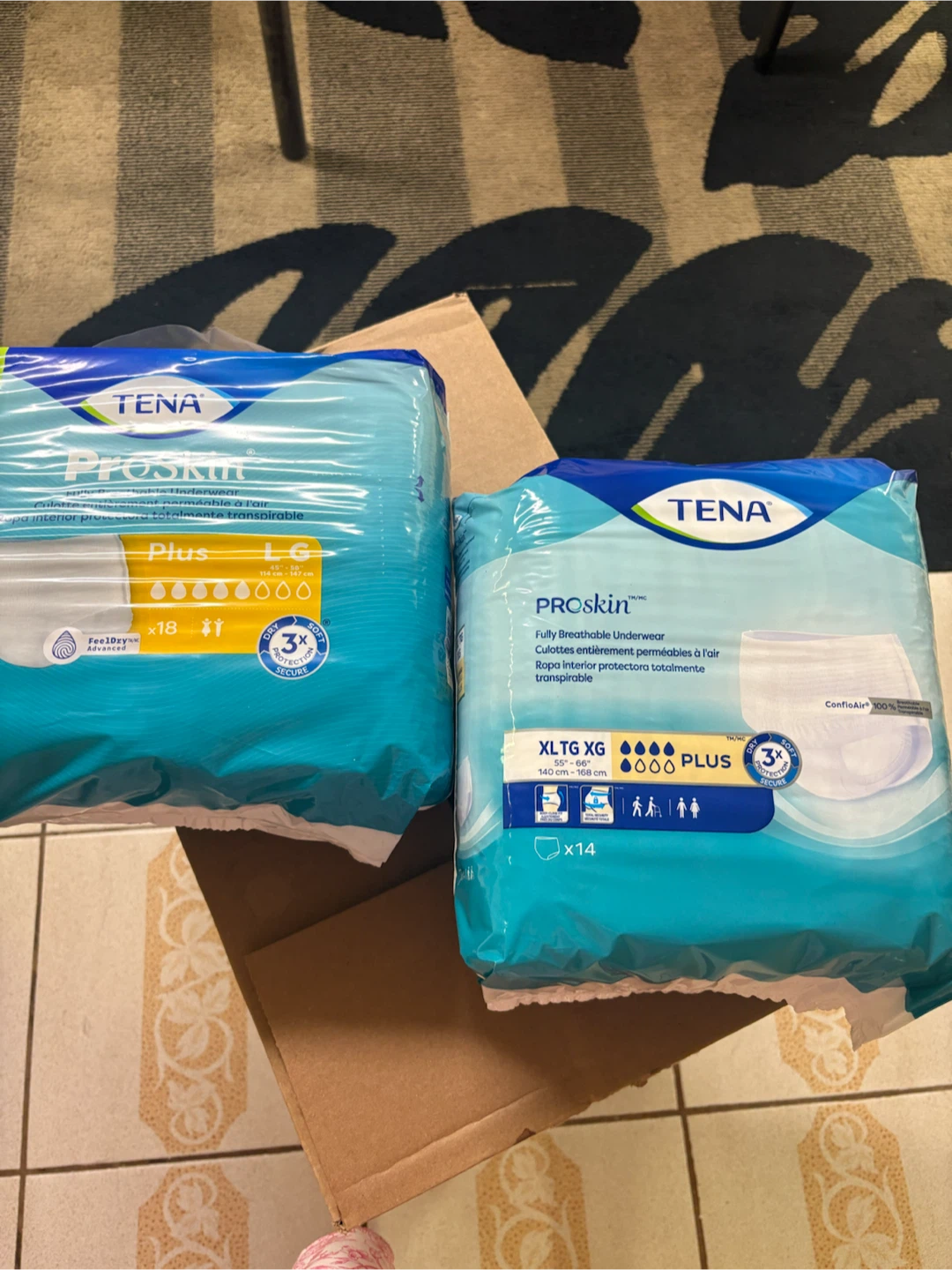 TENA ProSkin Plus L and XL