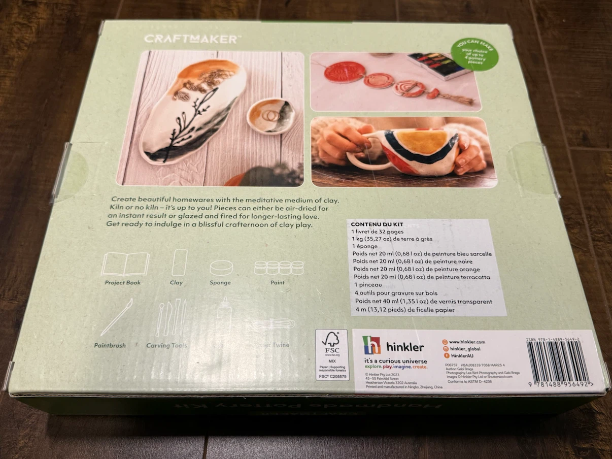 Craftmaker Handmade Pottery Kit Deluxe - photo 2