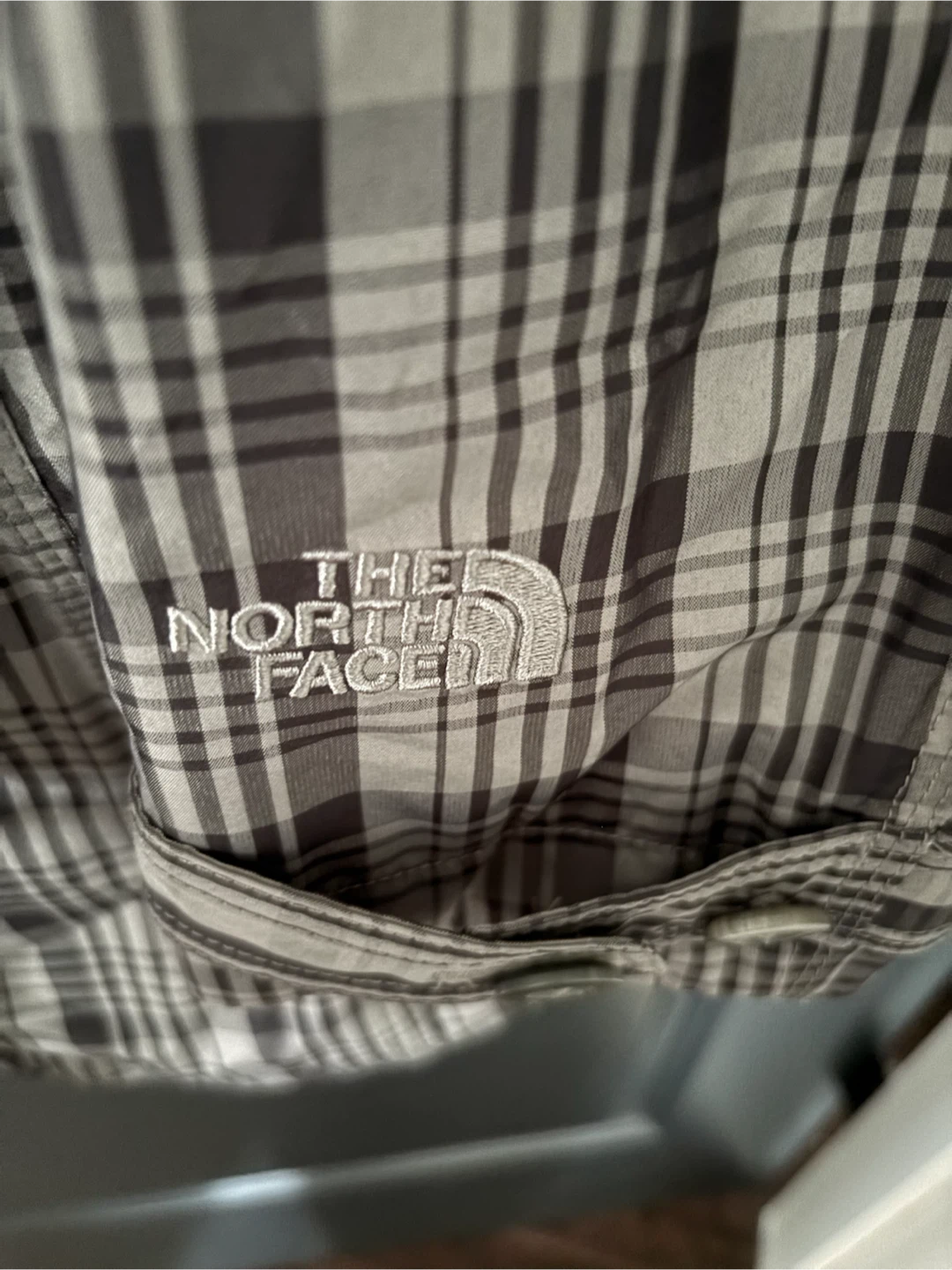 The North Face HyVent Plaid Trench Coat Womens XL - photo 3