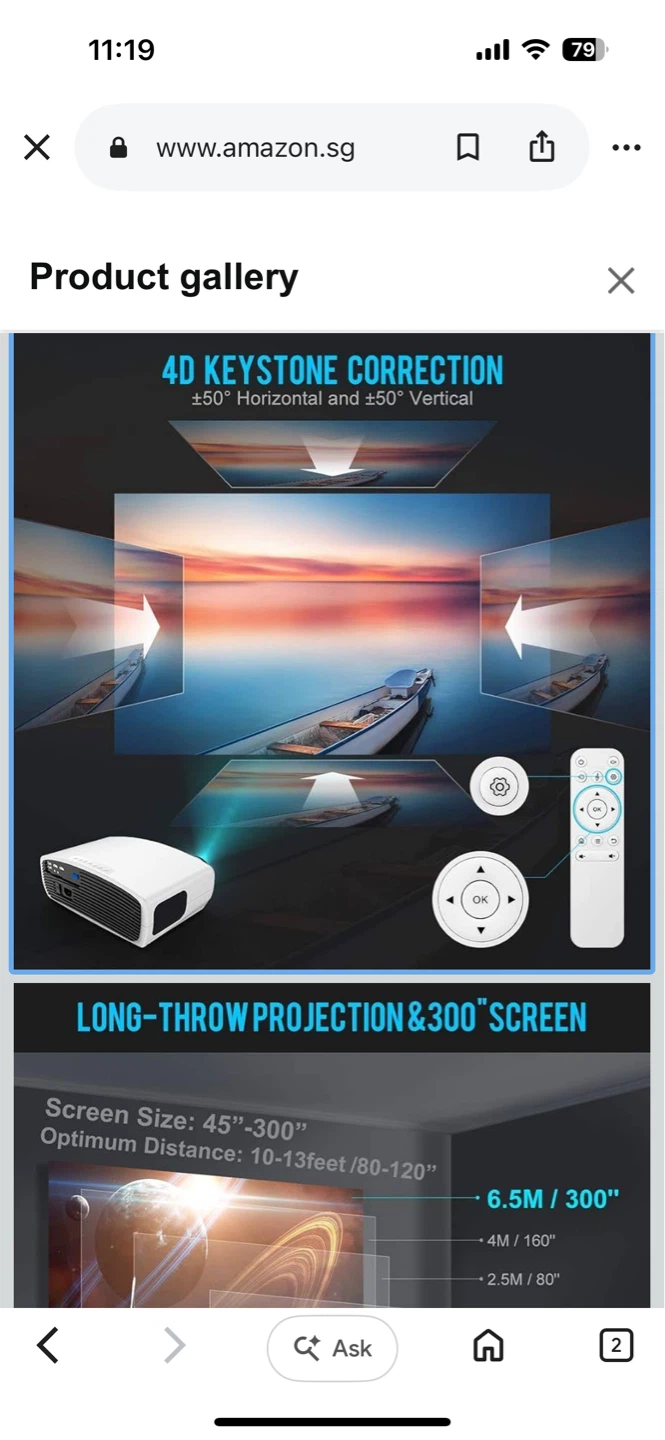 WIMIUS Projector - photo 2