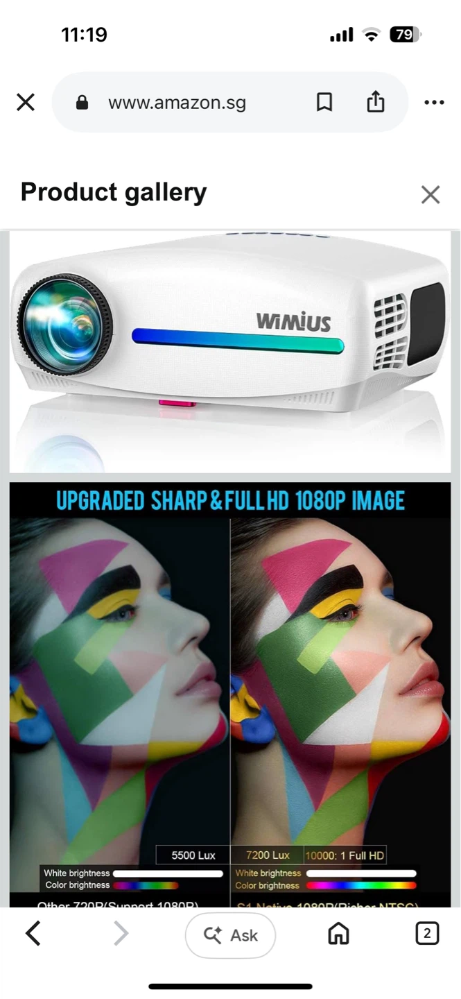 WIMIUS Projector