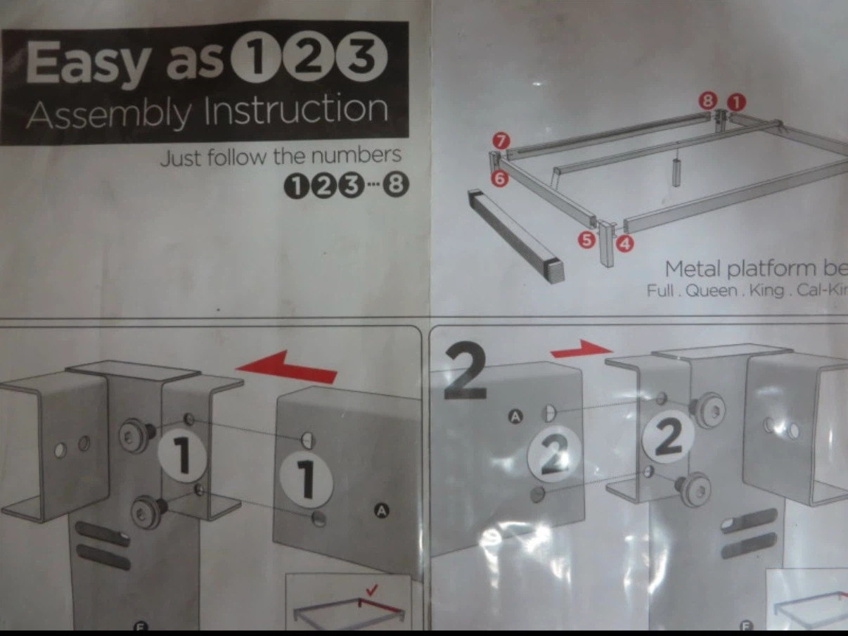 New Metal Full Size Bed Frame - photo 3