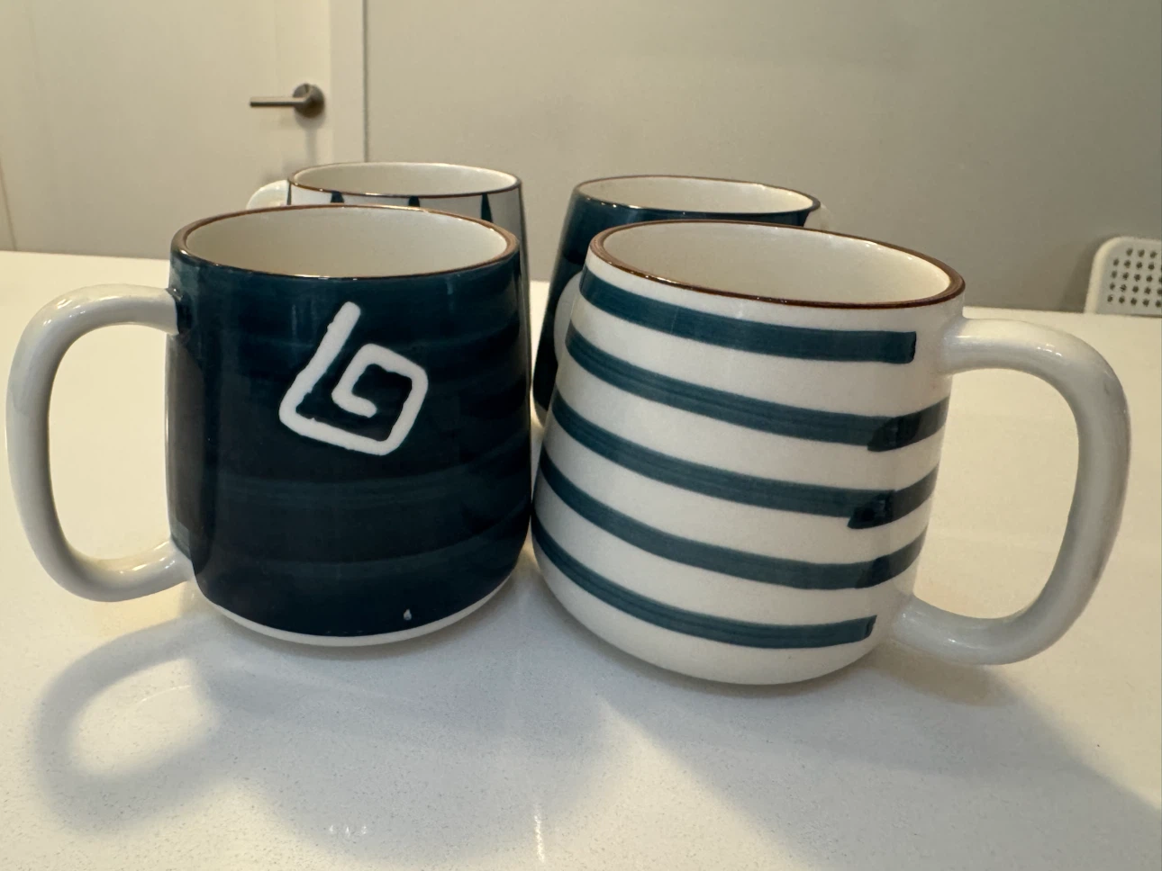 Set of 4 Ceramic Mugs