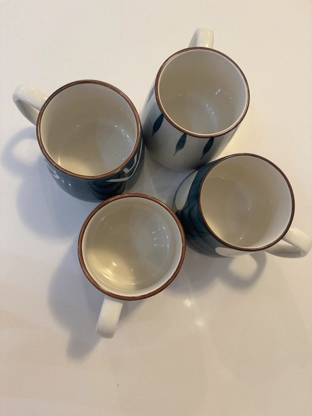 Set of 4 Ceramic Mugs - photo 2