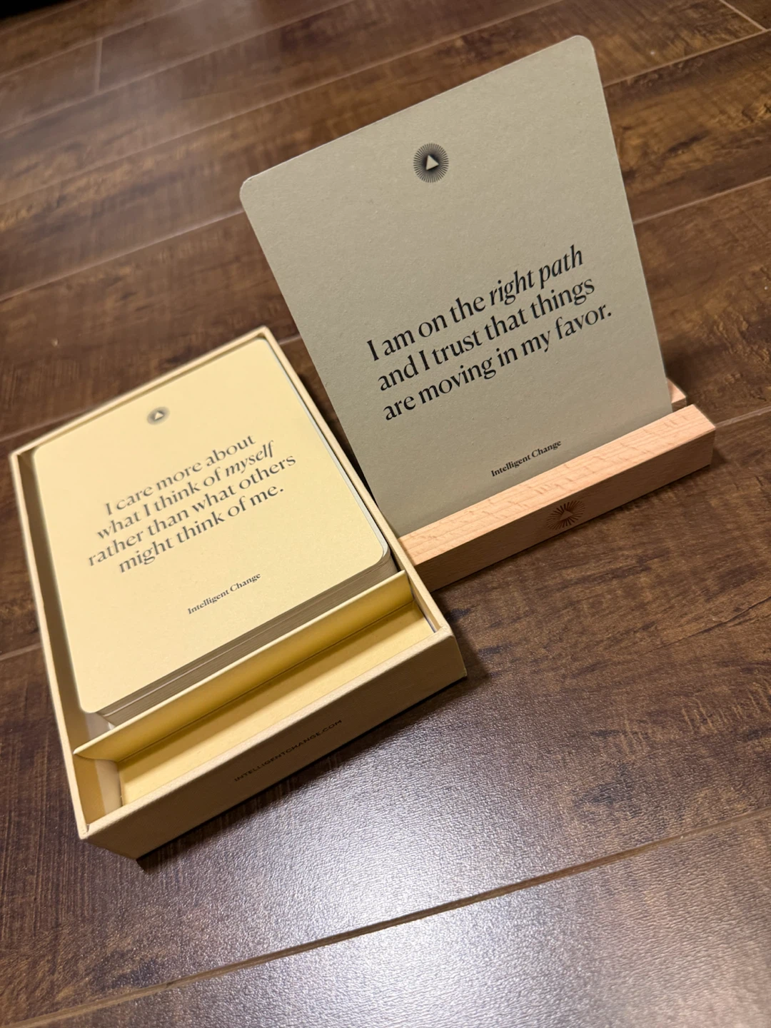 Intelligent Change Affirmation Cards