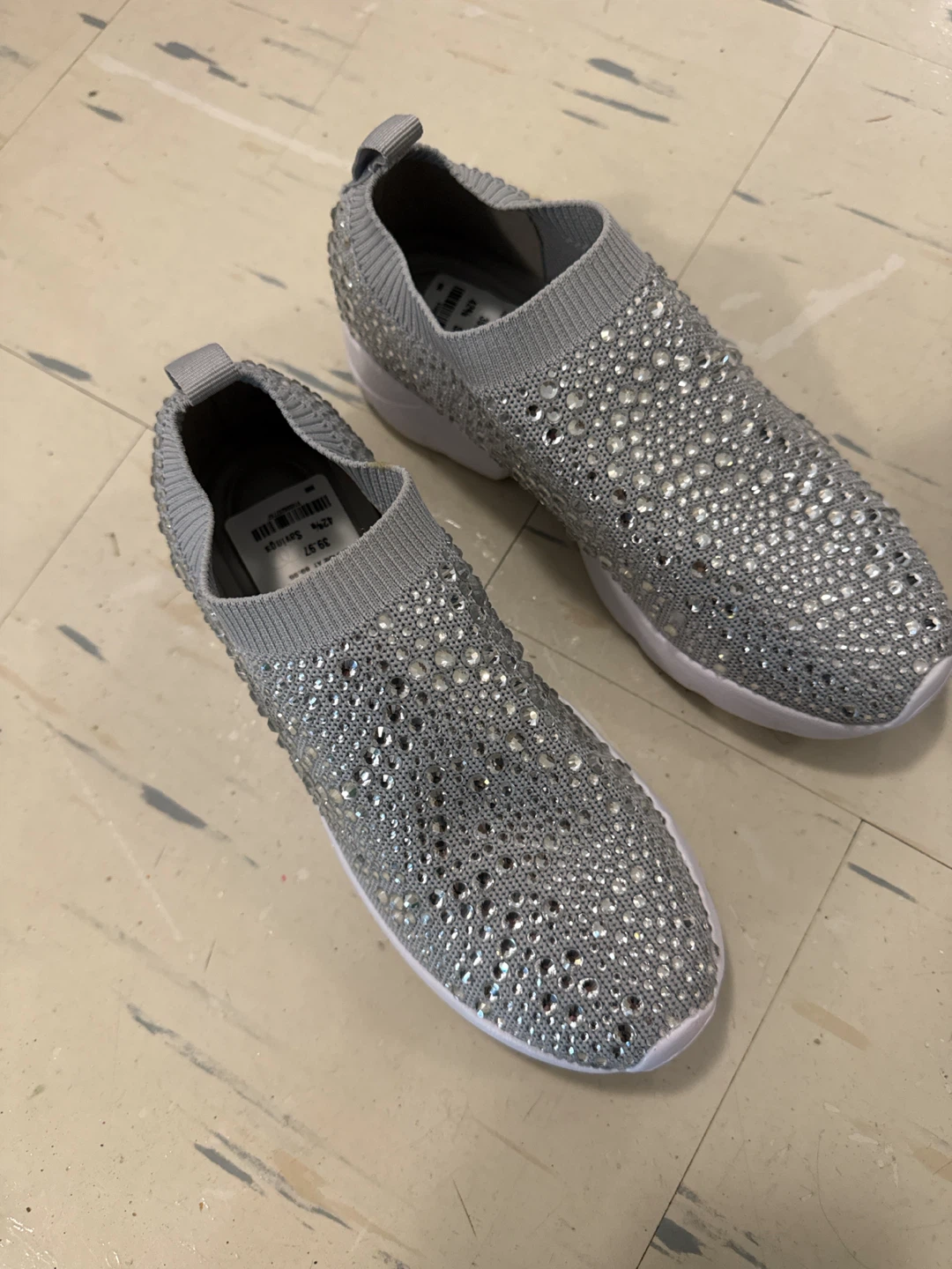 Women's Sparkle Slip-on Sneakers Size 7 - photo 2