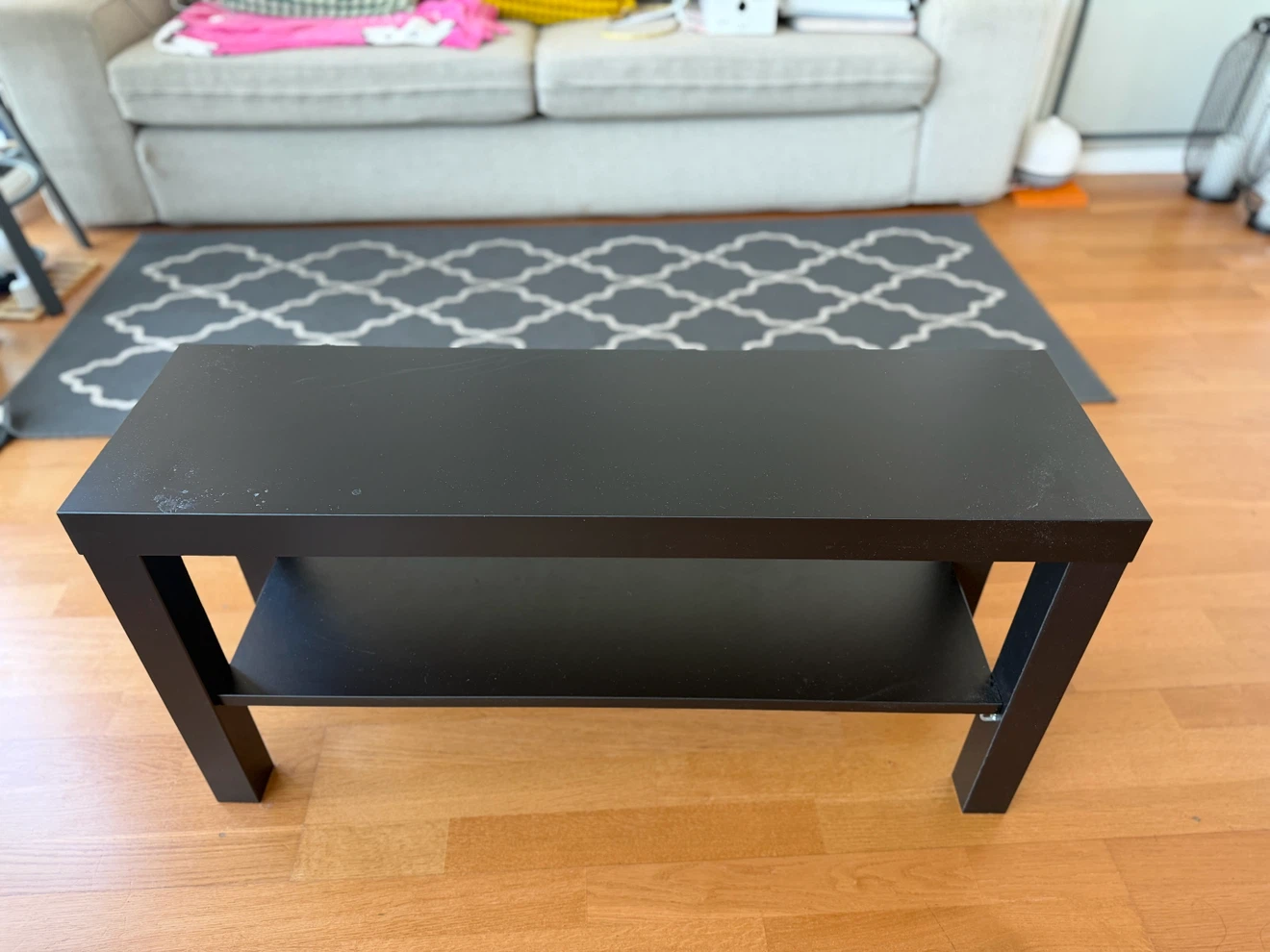 Black 2-Tier Coffee Table - photo 4