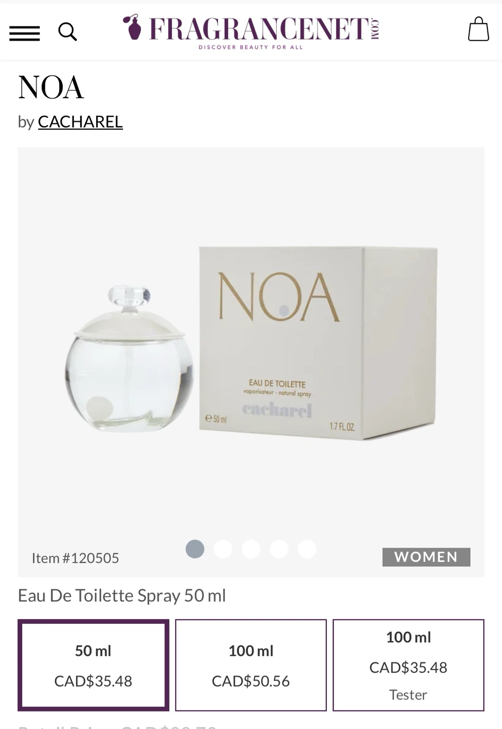 Noa by CACHAREL  Eau De Toilette Spray 50 ml - photo 2