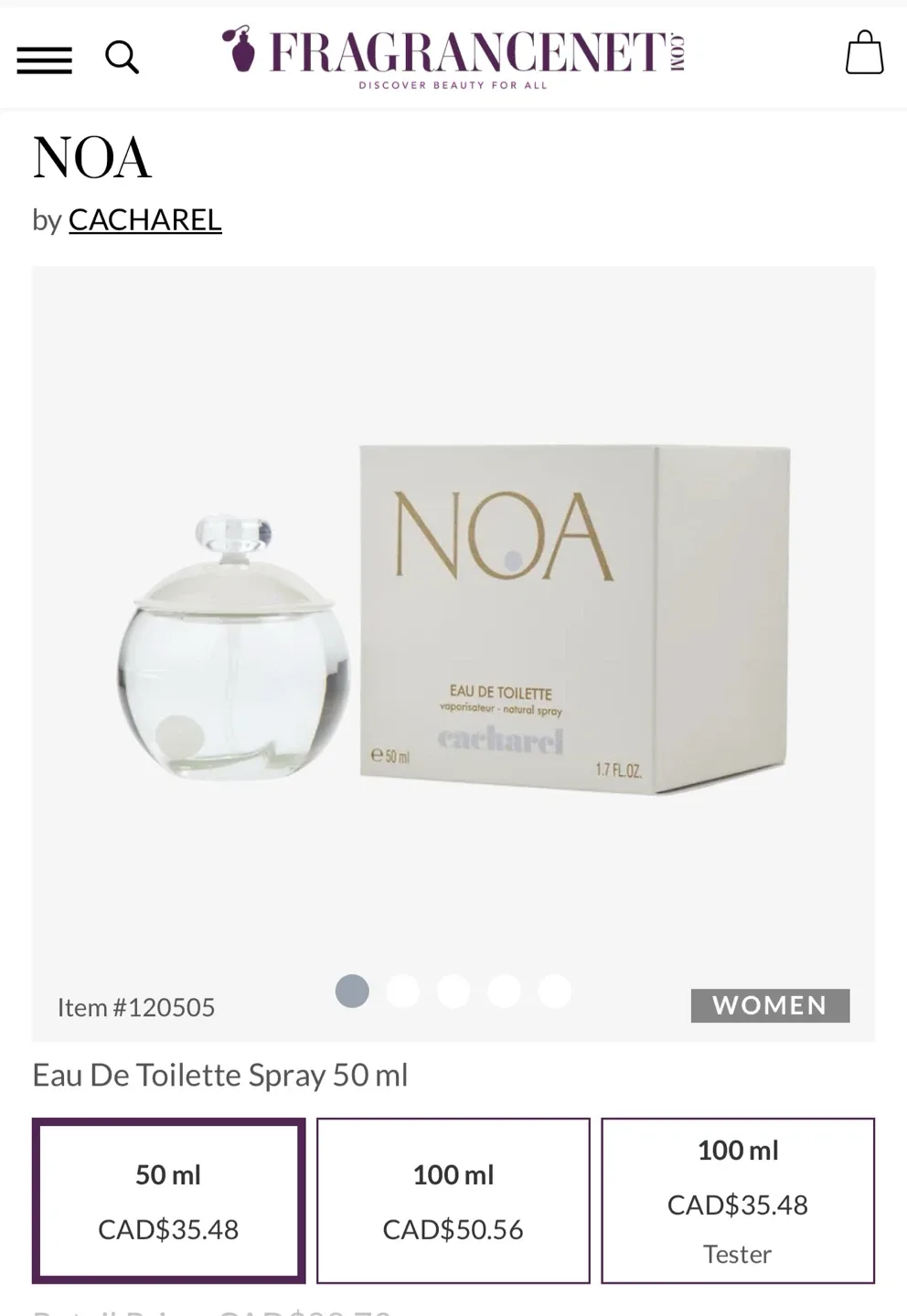 Noa by CACHAREL  Eau De Toilette Spray 50 ml - photo 2