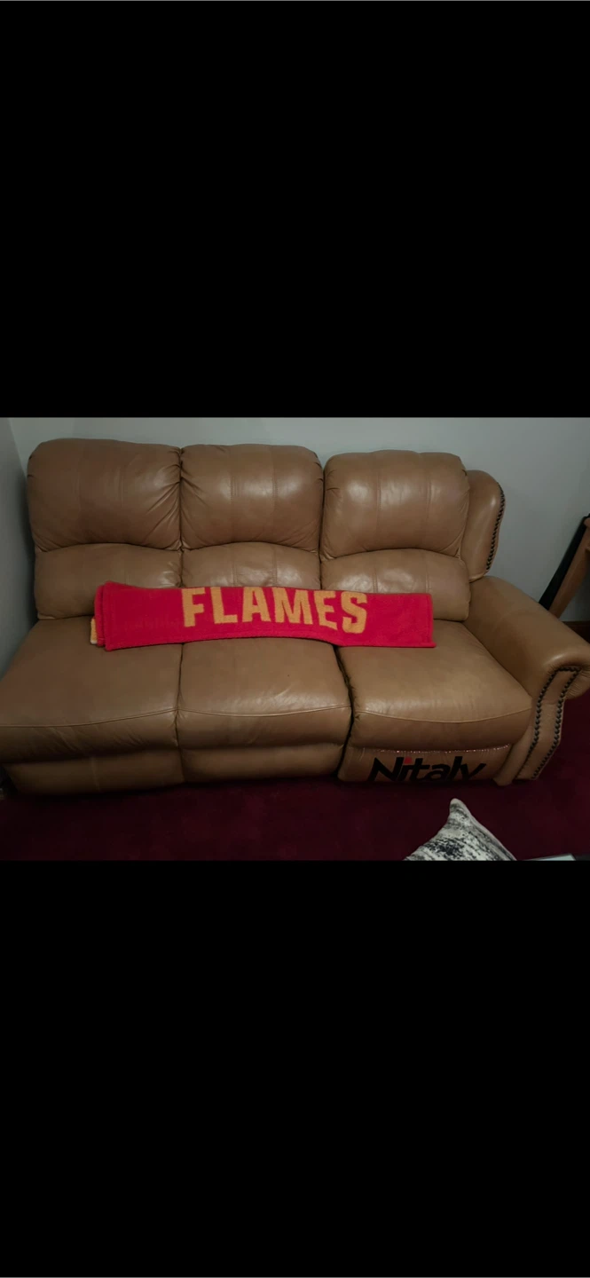 Nitaly Leather couch