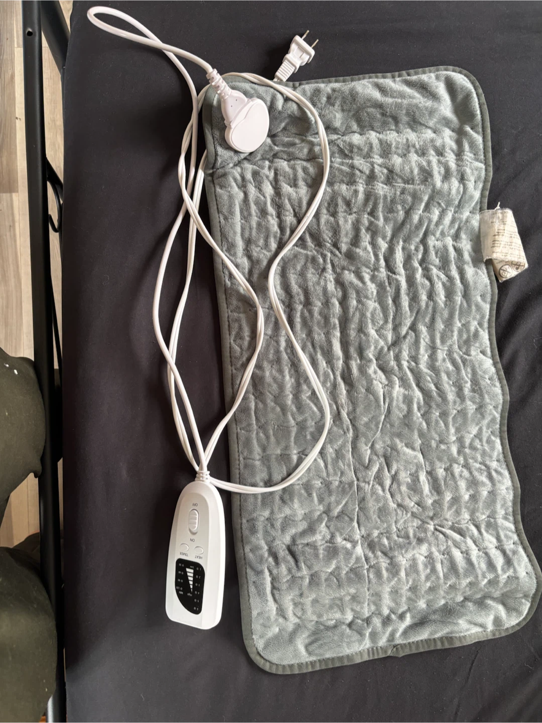 Grey Electric Heating Pad