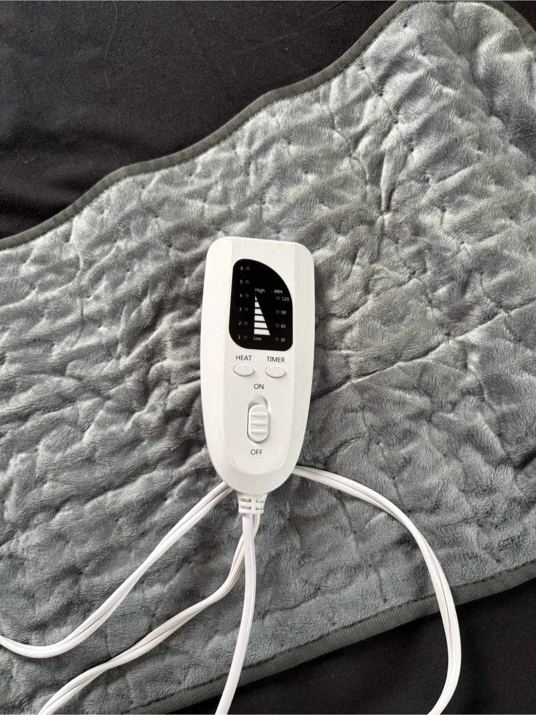 Grey Electric Heating Pad - photo 2
