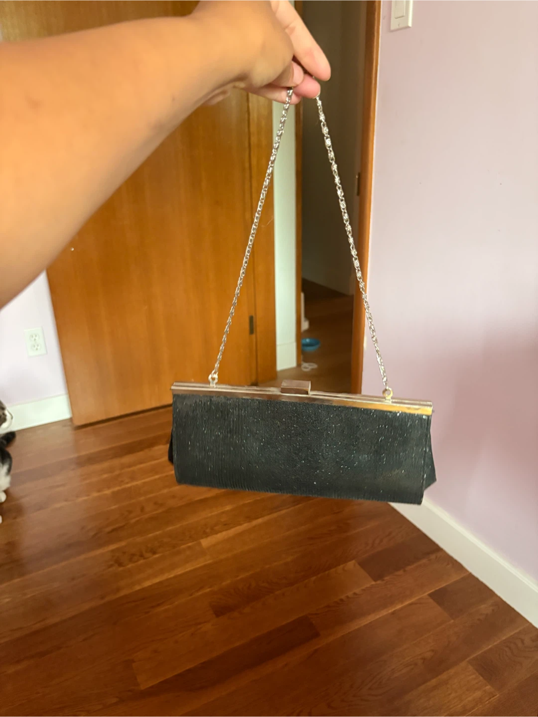 Sparkly Clutch with Chain - photo 2