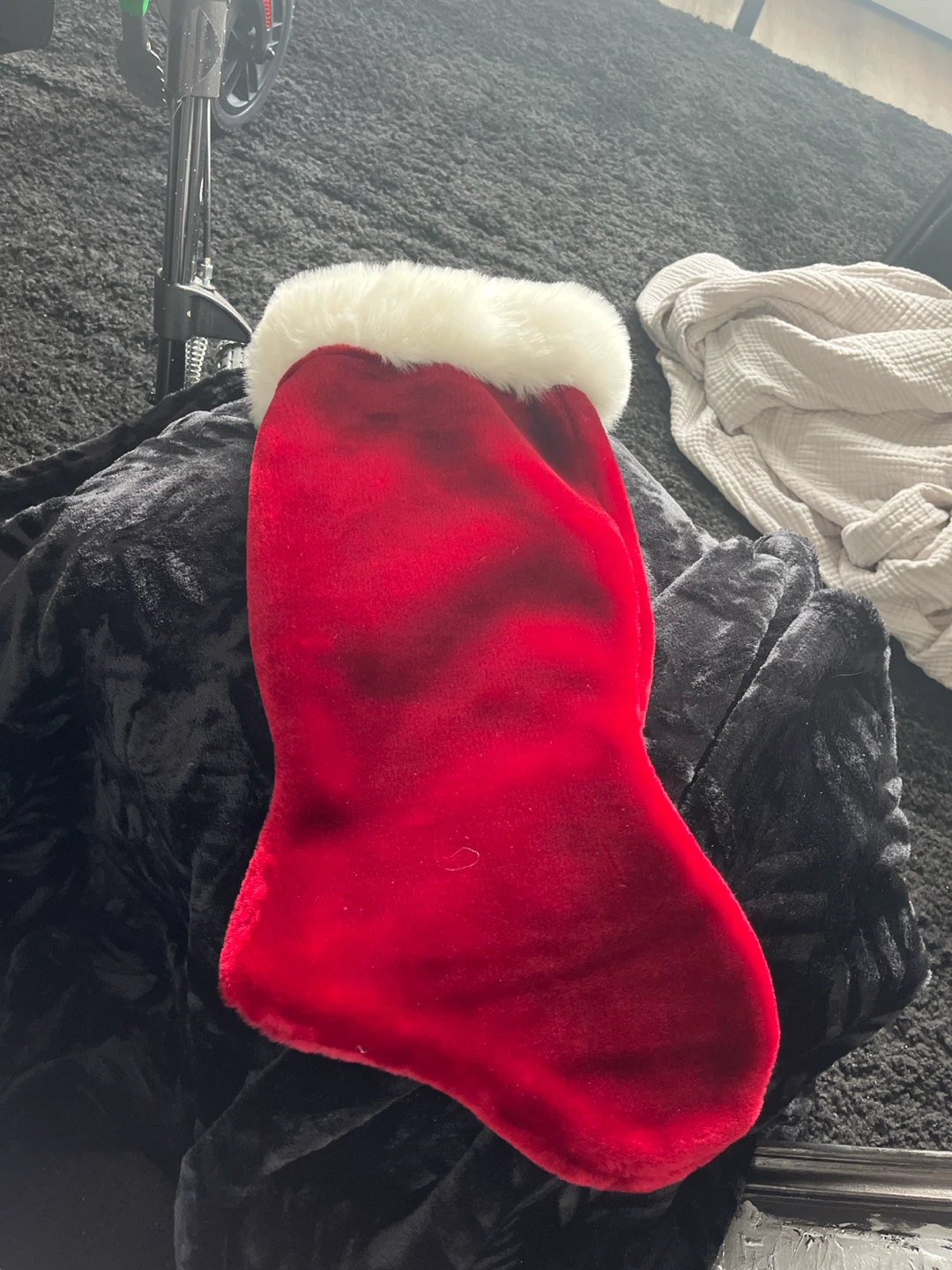 Red Velvet Christmas Stocking
