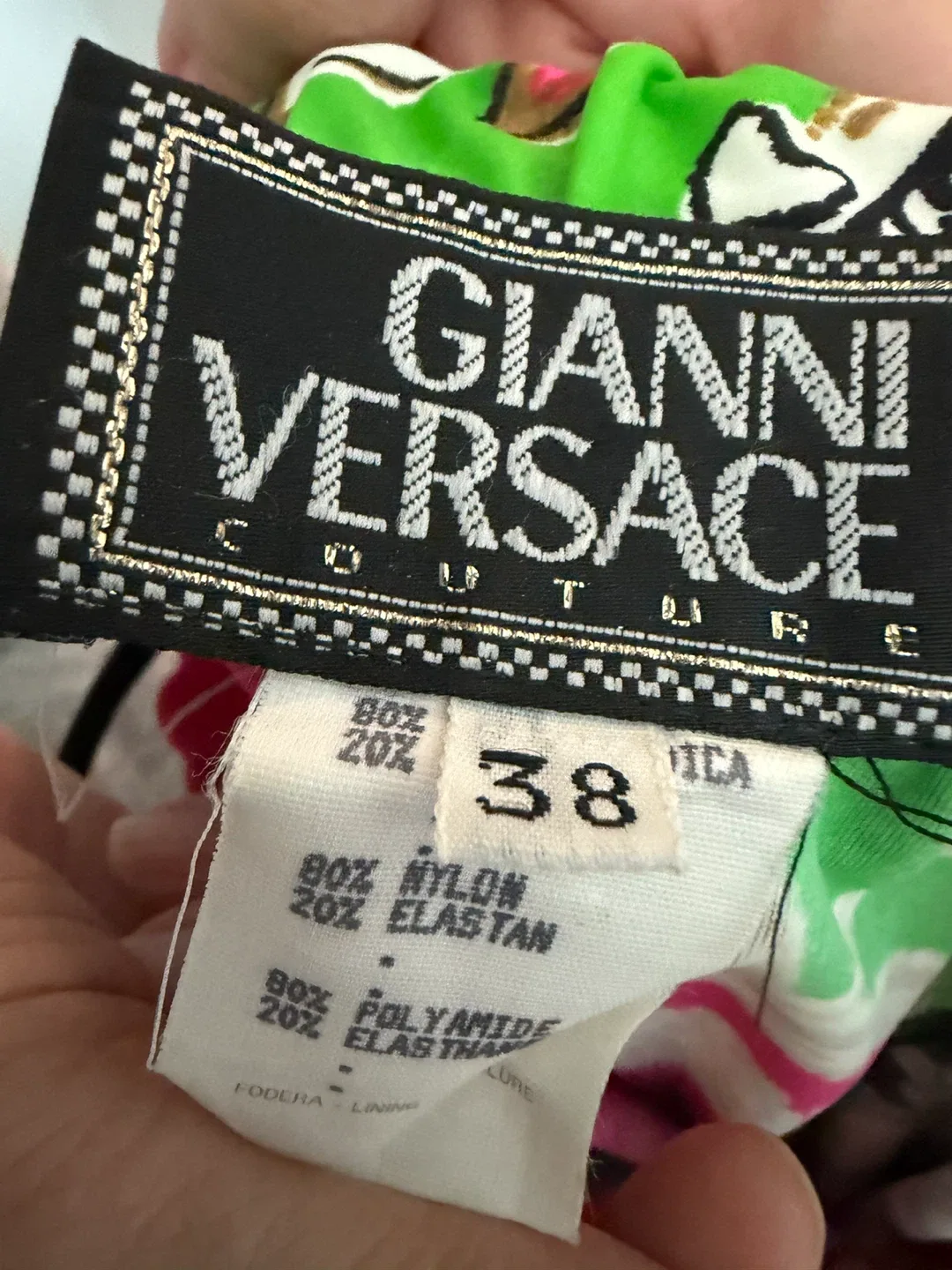 Gianni Versace Couture Women's Patterned Leggings Size 38 - photo 3