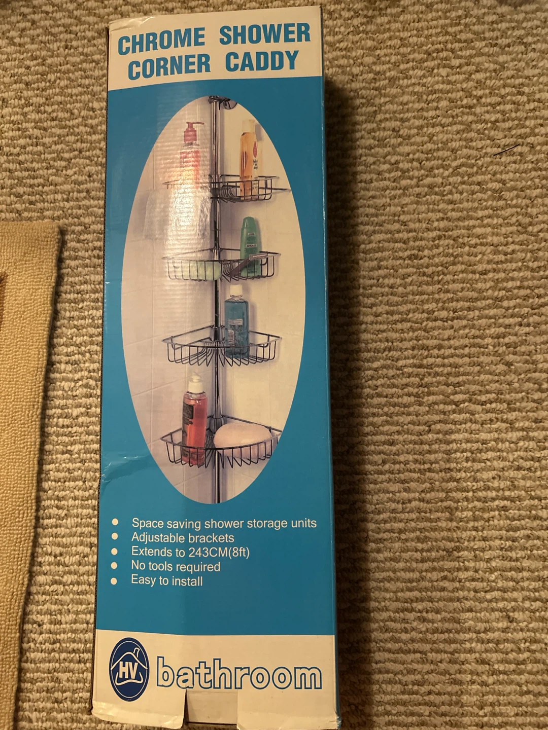 Chrome Shower Corner Caddy