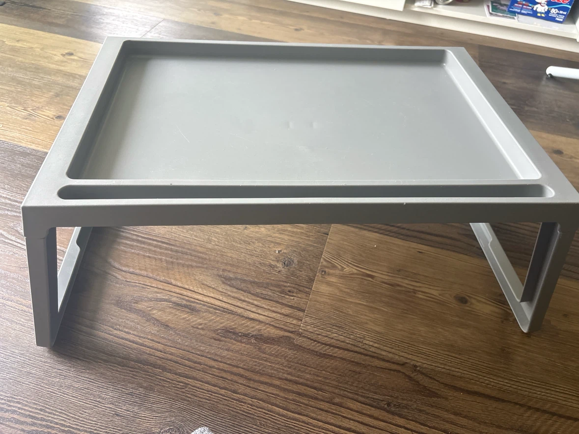 Ikea KLIPSK, Bed Tray / Lap Desk, gray