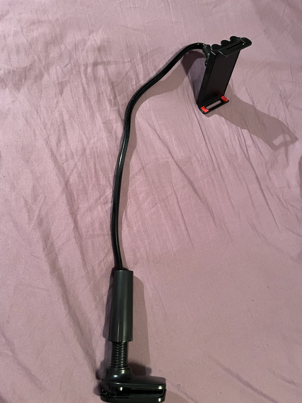 Black Gooseneck Phone Holder