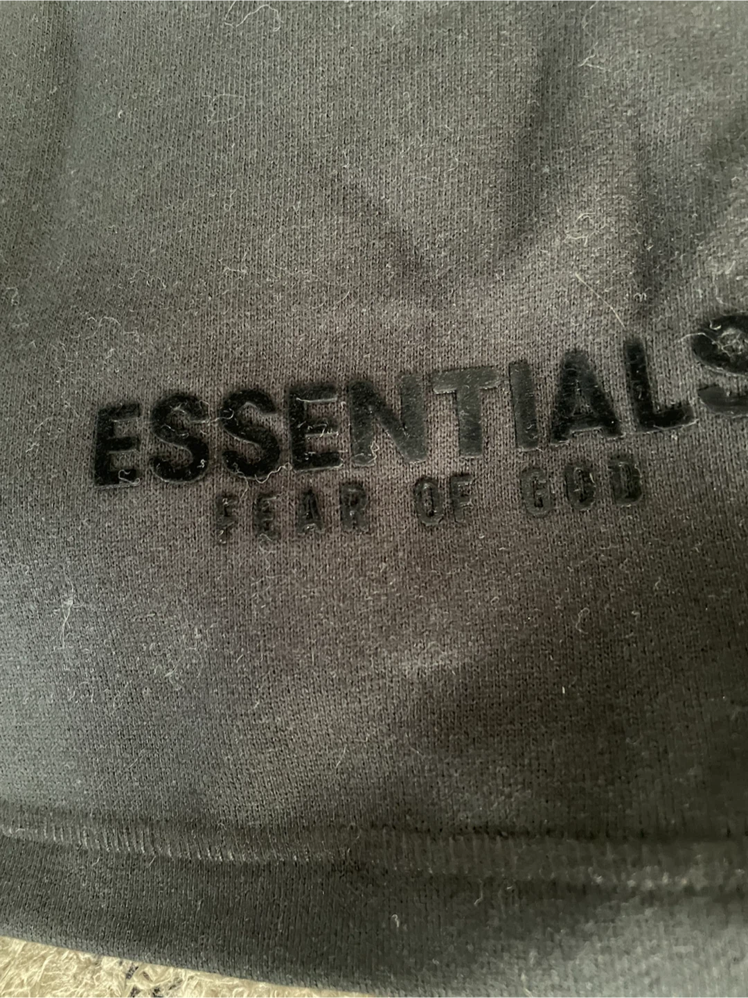 Fear of God Essentials Sweat Shorts Black - photo 3