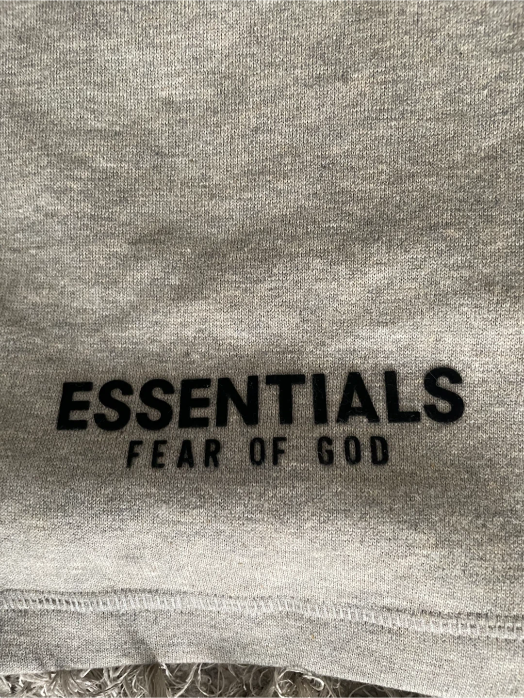 Fear of God Essentials Grey Sweat Shorts - photo 3