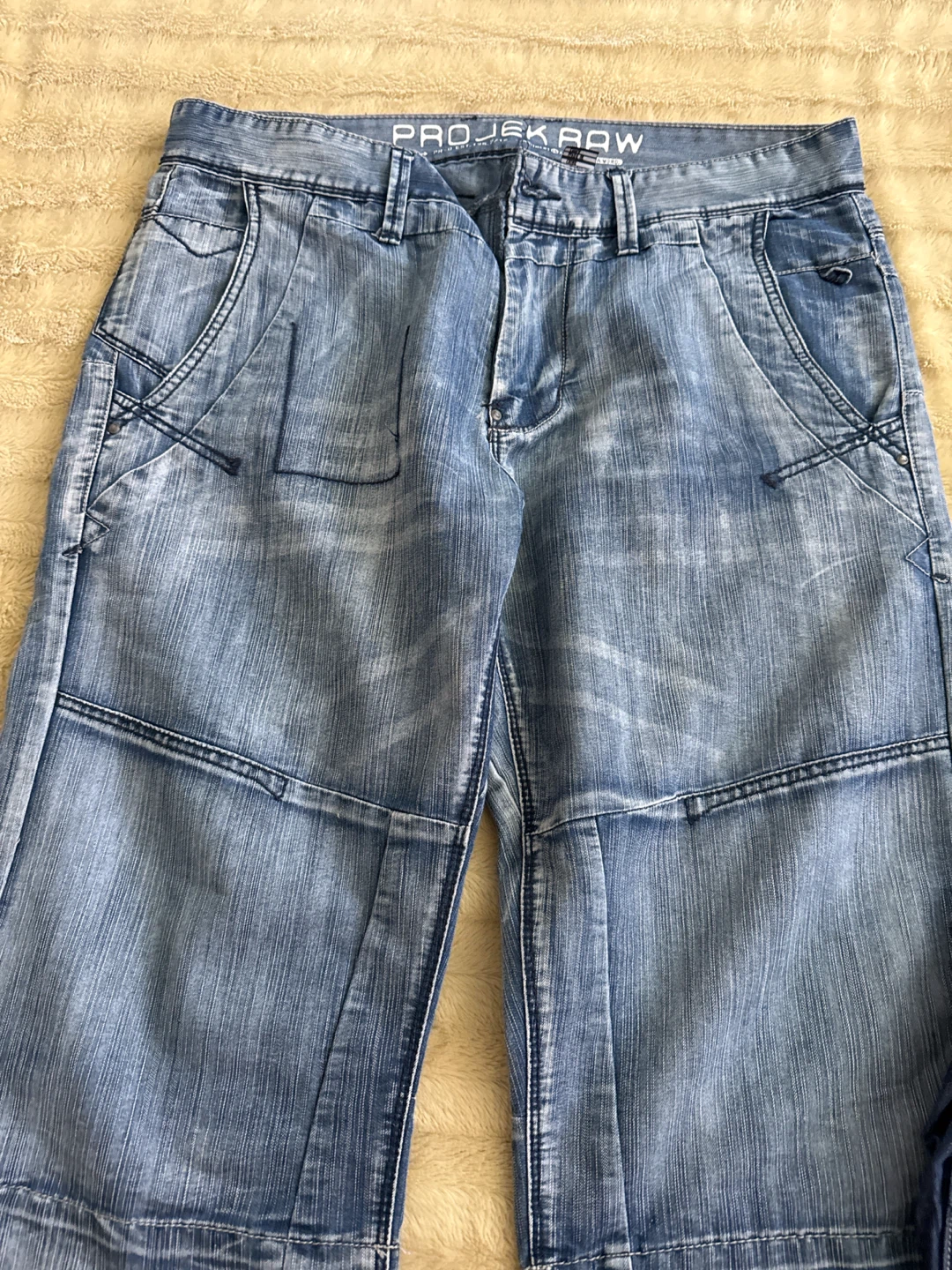 PROJEK RAW Denim Workwear Jeans shorts - photo 2