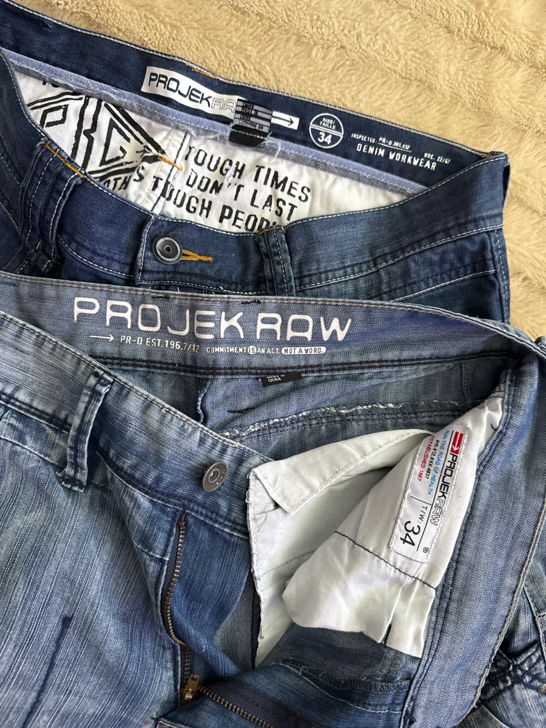PROJEK RAW Denim Workwear Jeans shorts - photo 5