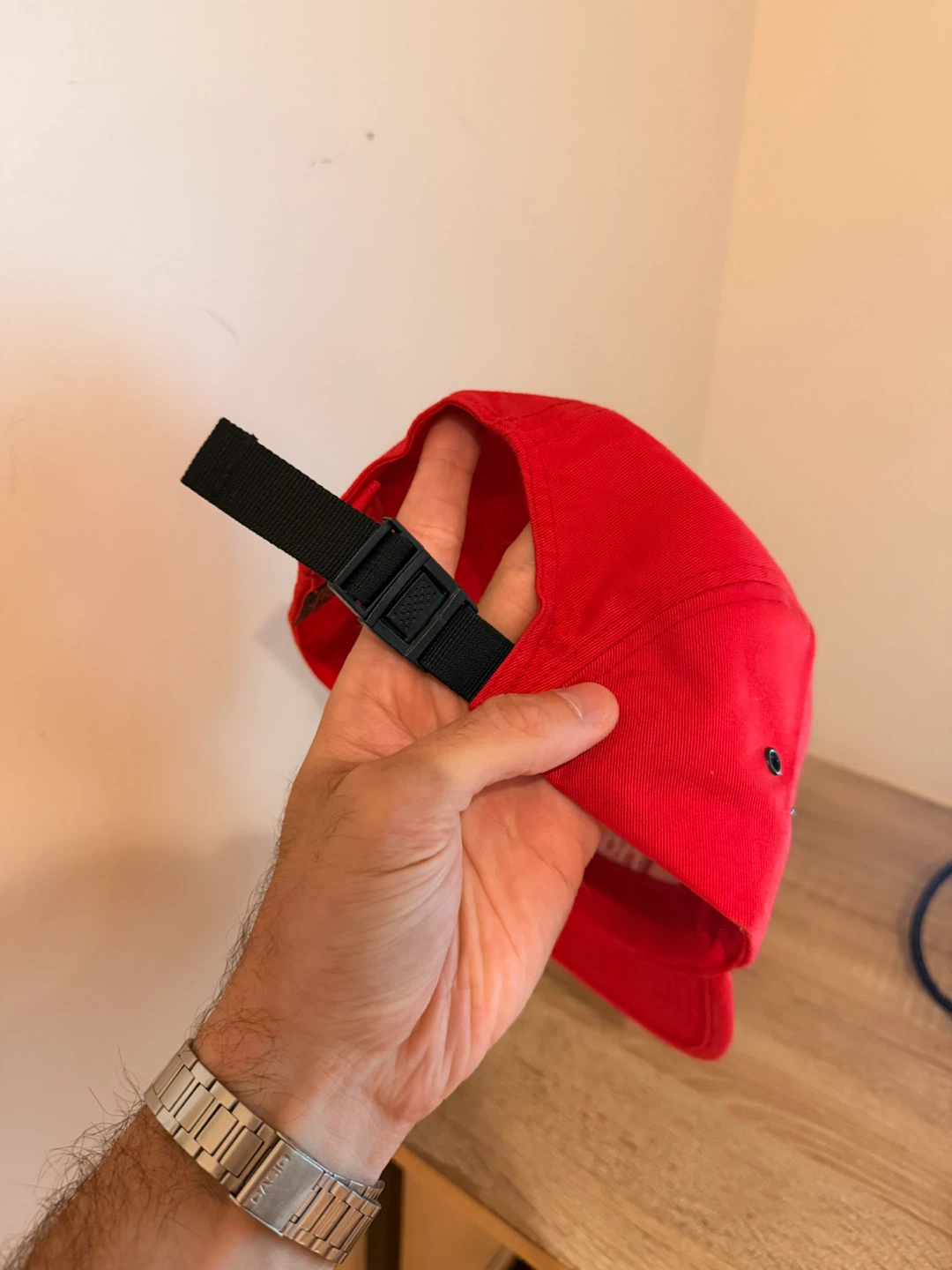 New Red "Hambrgr" 5-Panel Cap - photo 2