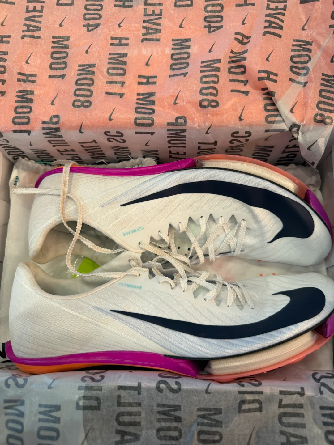 Nike Zoom Max fly 2 Track Spikes White