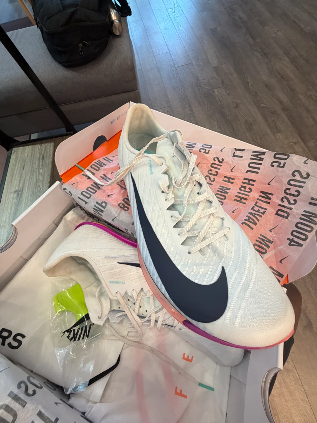 Nike Zoom Max fly 2 Track Spikes White - photo 4