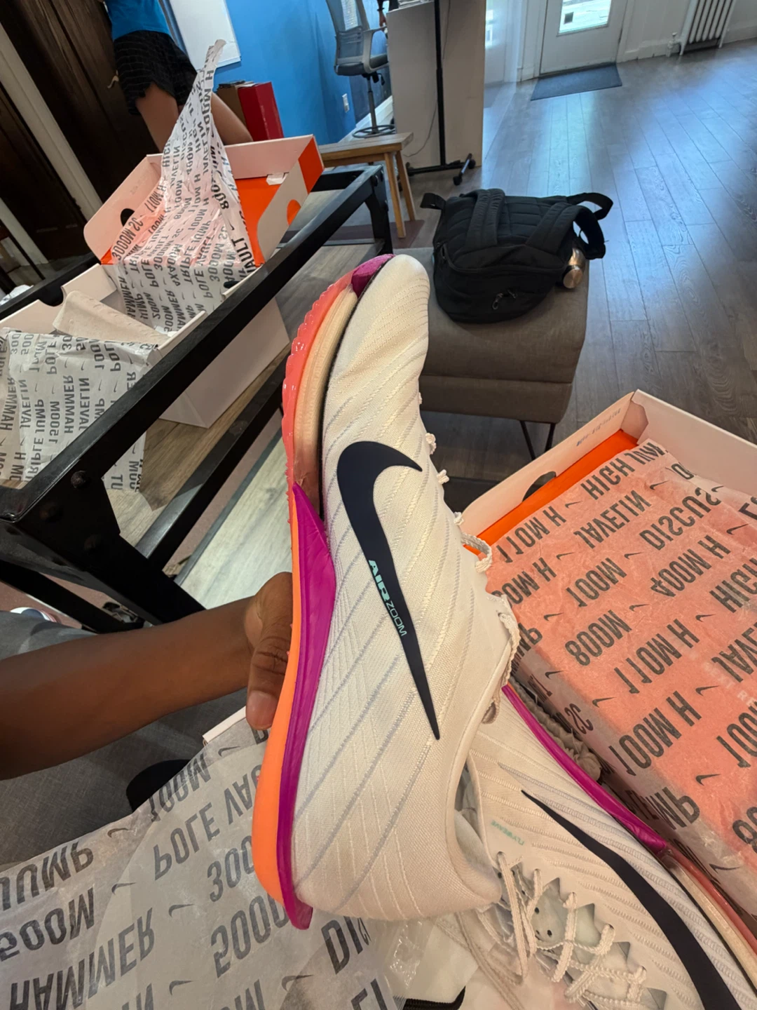 Nike Zoom Max fly 2 Track Spikes White - photo 3
