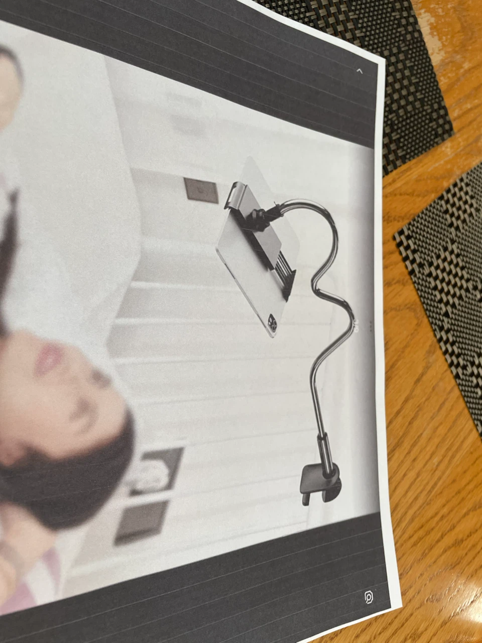 Adjustable Gooseneck Clamp Mount for Phones or Tablets - photo 2