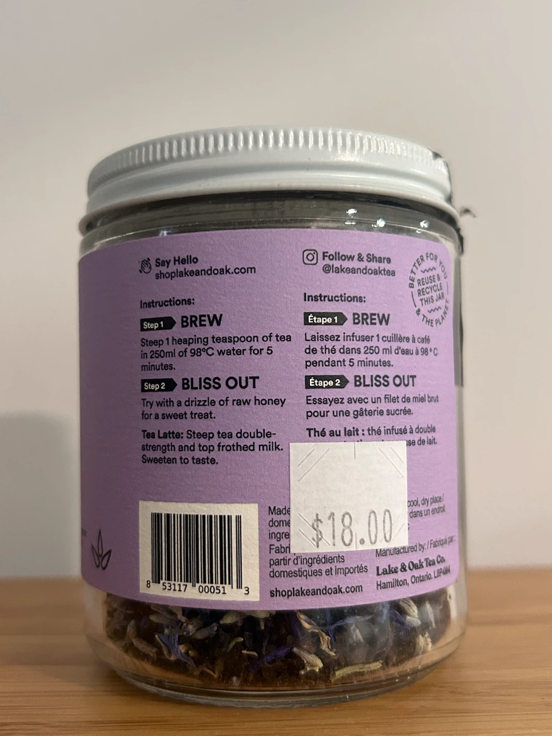 Lavender vanilla earl grey loose leaf tea - photo 3
