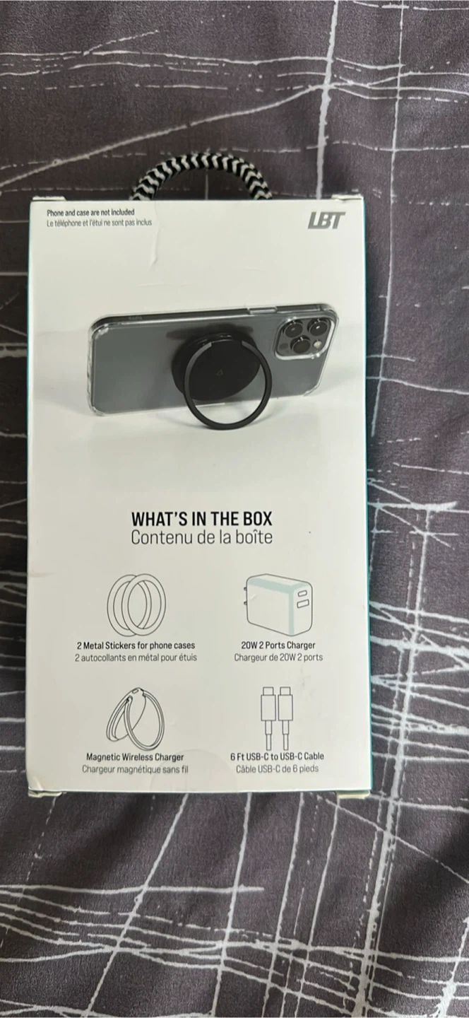 LBT Mag Stream Magnetic Wireless Charger & 20W PD Charger - photo 2