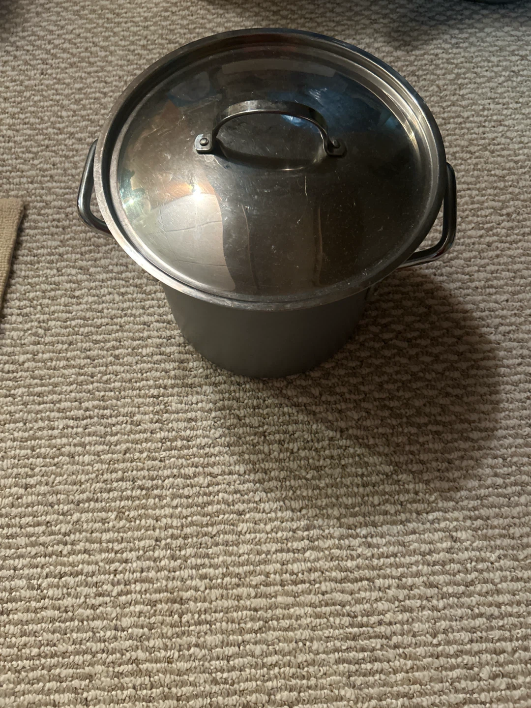Large Stock Pot with Lid - photo 2