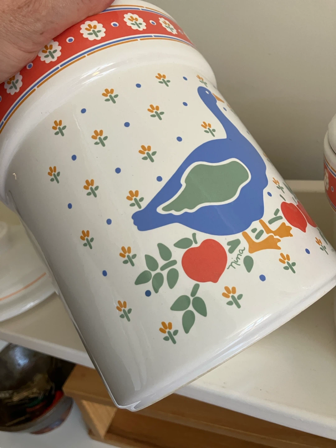 Kitchen canister pair by Treasure Craft - photo 2