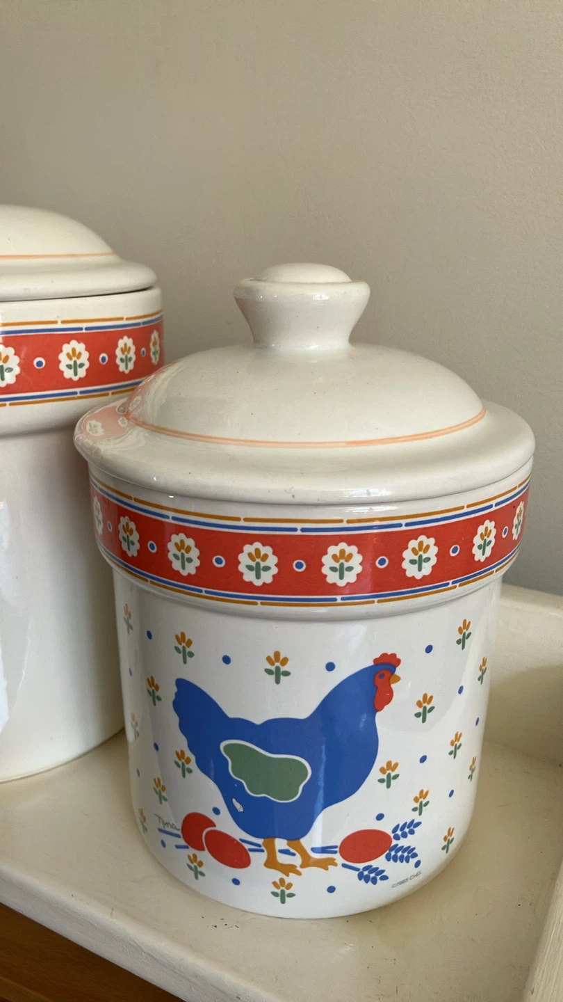 Kitchen canister pair by Treasure Craft - photo 4