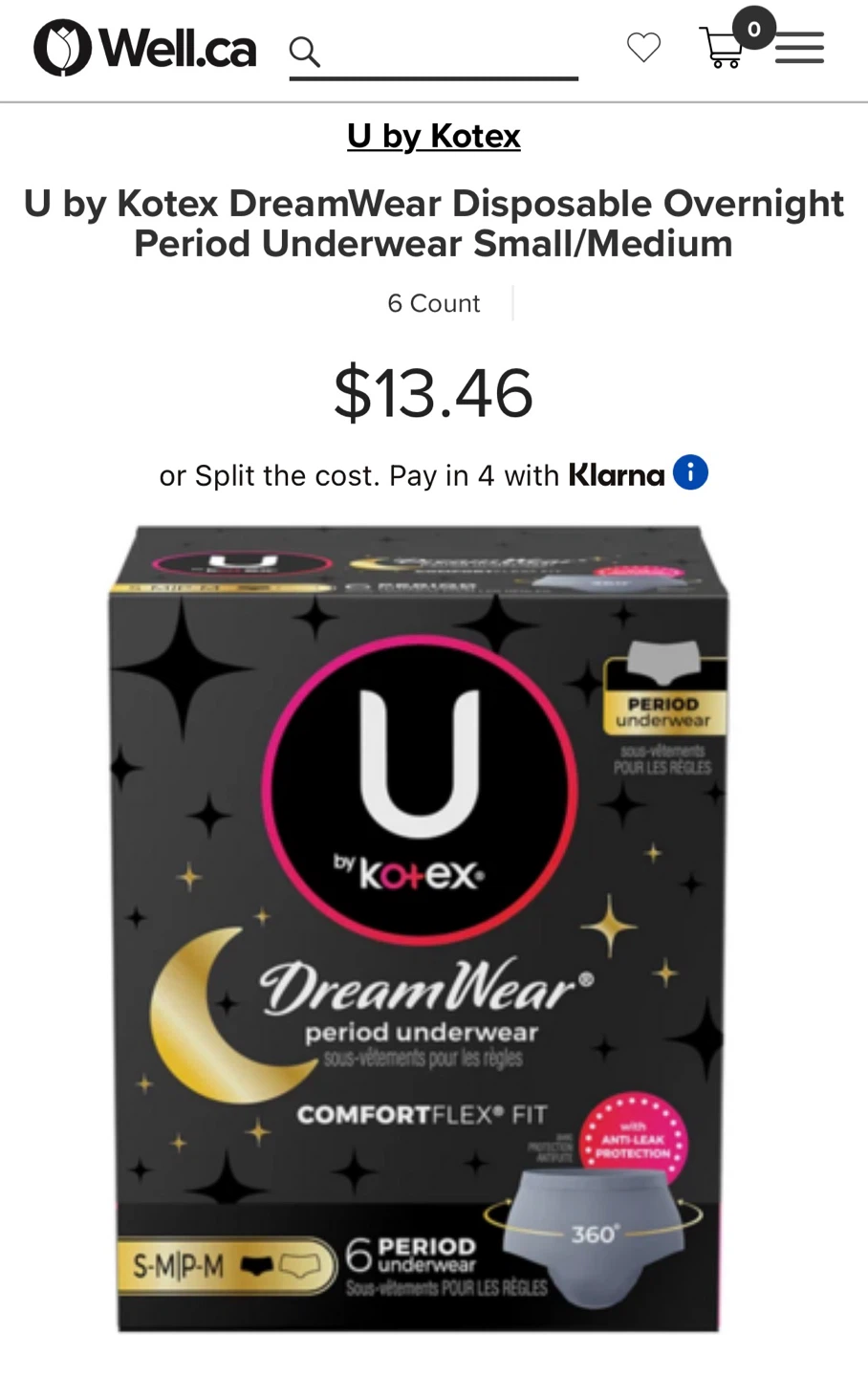 U by Kotex Period Underwear (3 boxes sealed) - photo 2