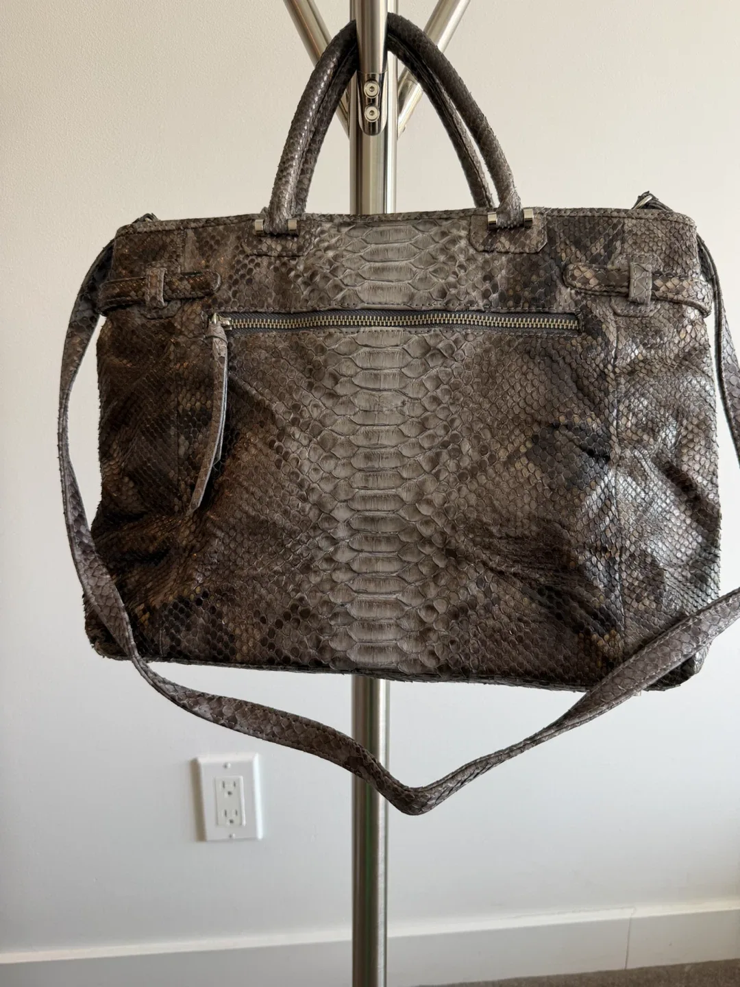 My Fair Lady Python Leather Handbag - photo 2