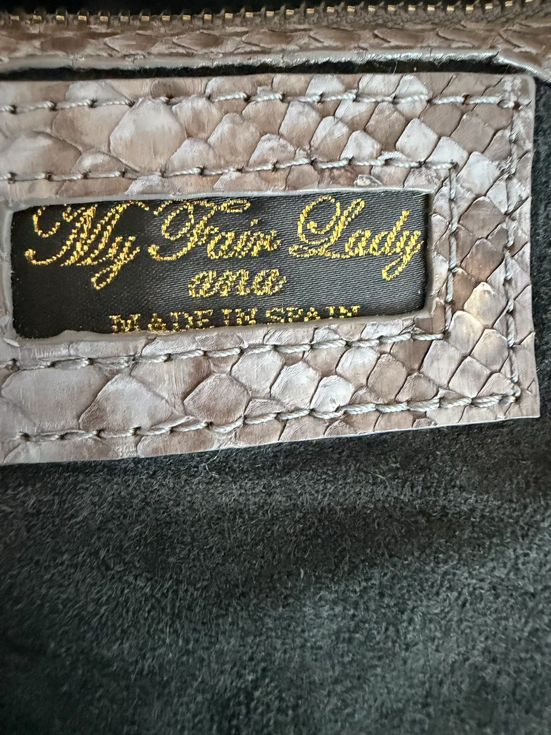 My Fair Lady Python Leather Handbag - photo 3