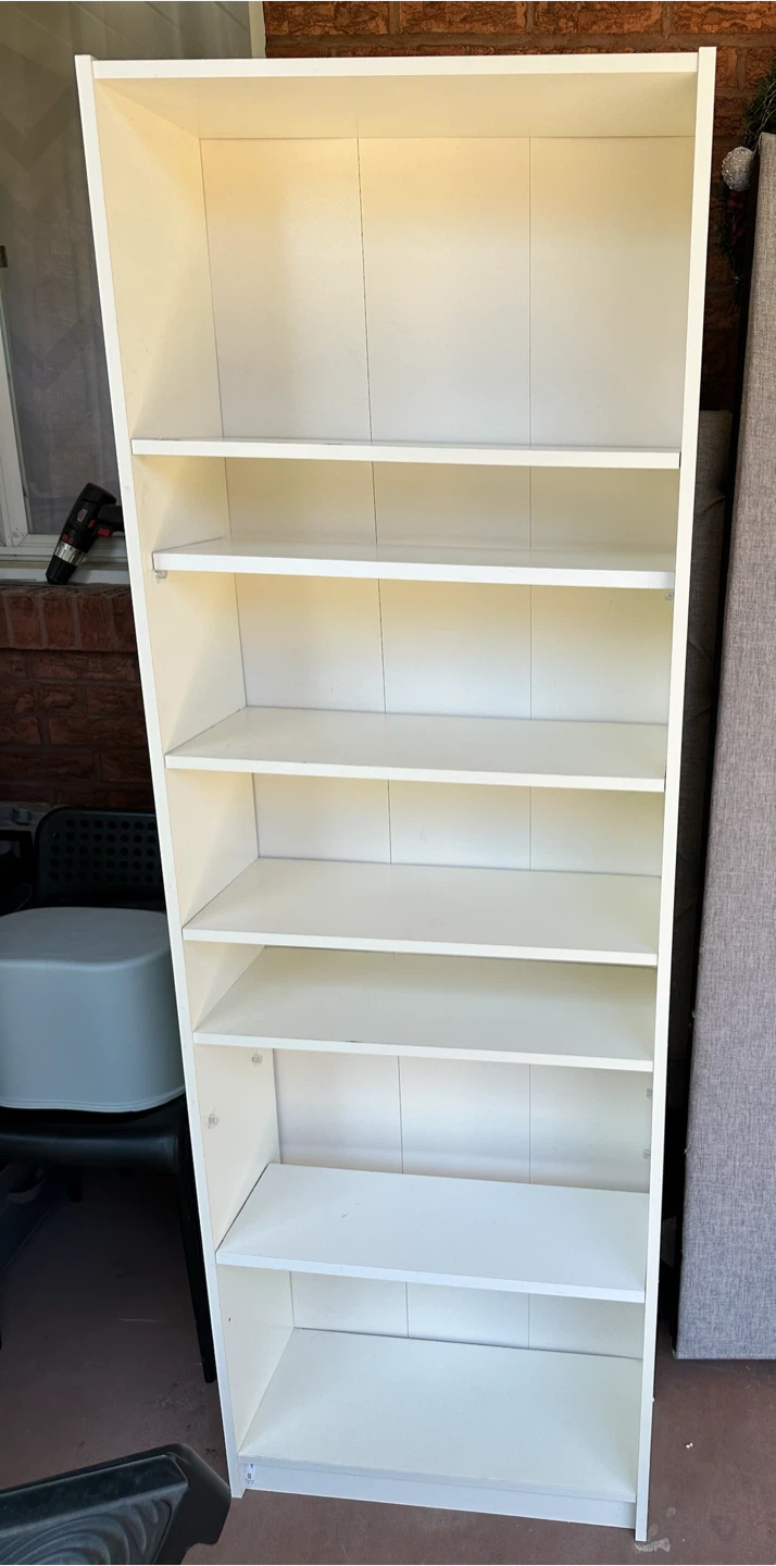 IKEA White 7-Shelf Tall Bookcase