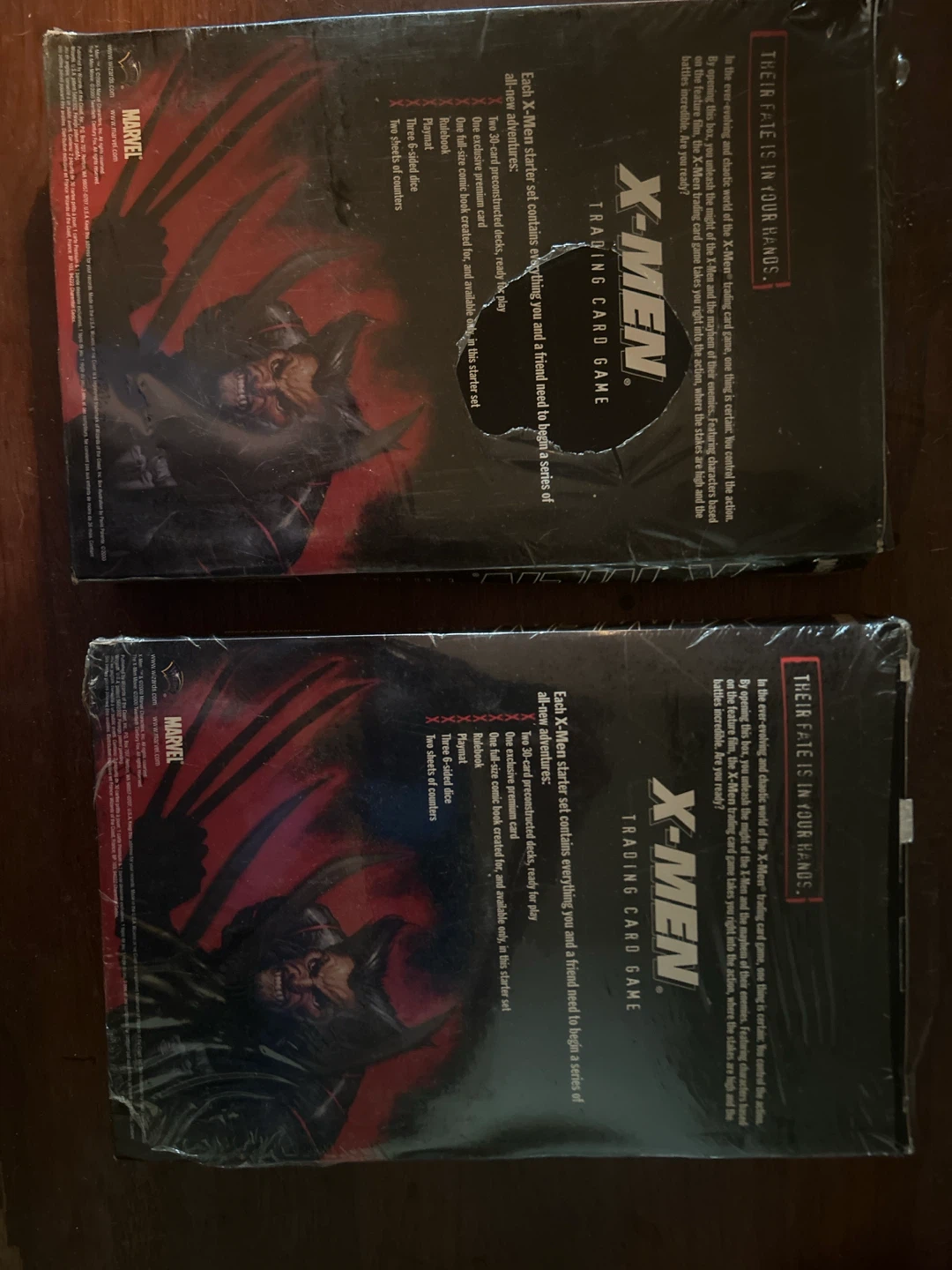 2 Factory Sealed 2000 X-Men Game 2-Player Starter Sets - photo 2