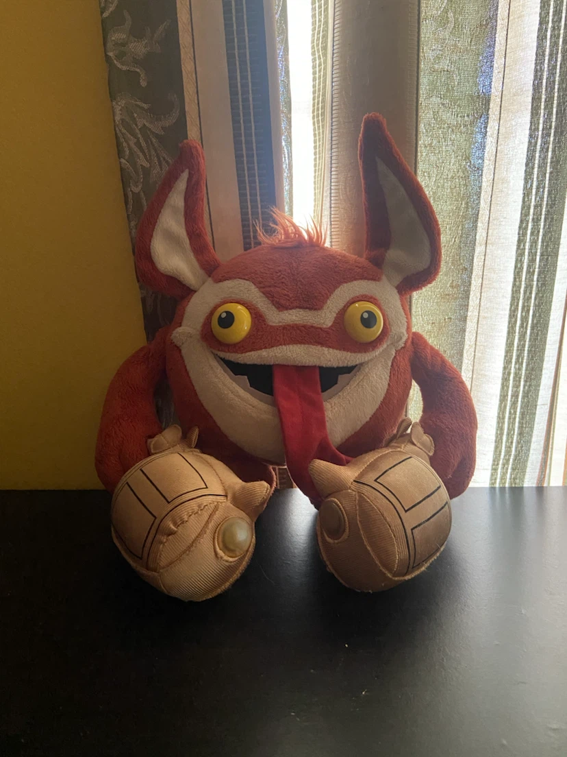 Plush Red Monster Toy