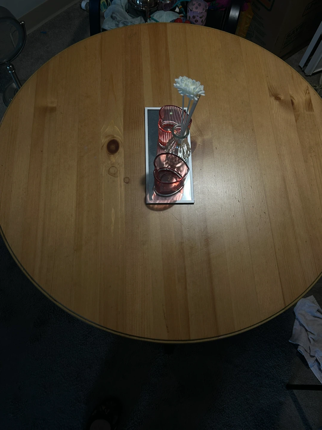 Round Wooden Dining Table - photo 2